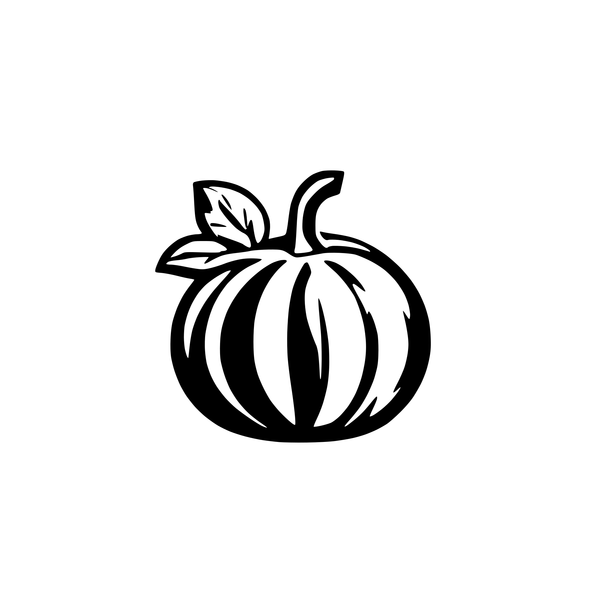 AI-generated SVG of a pumpkin with flowers