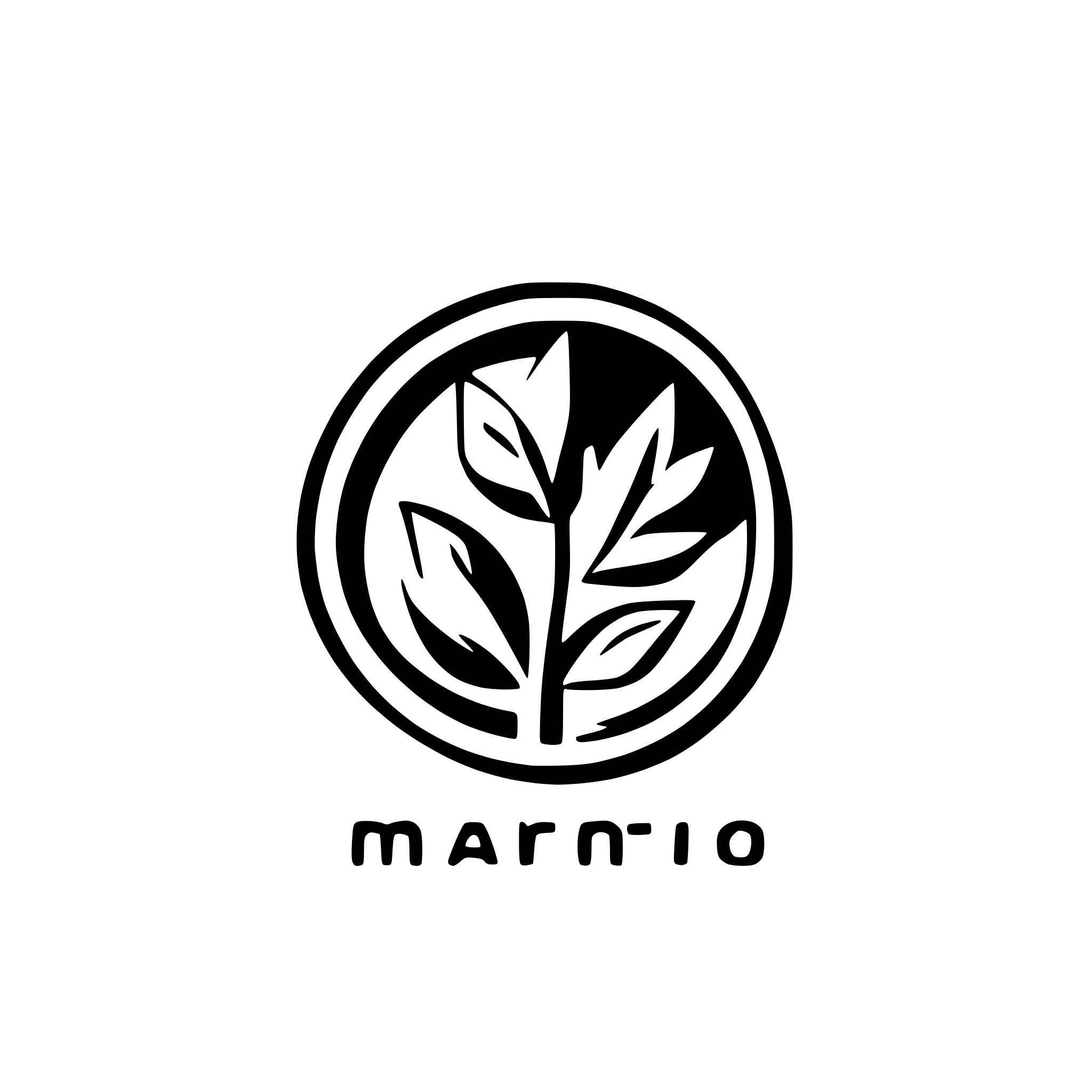 AI-generated SVG of a create a minimalist logo for a company called Maramura