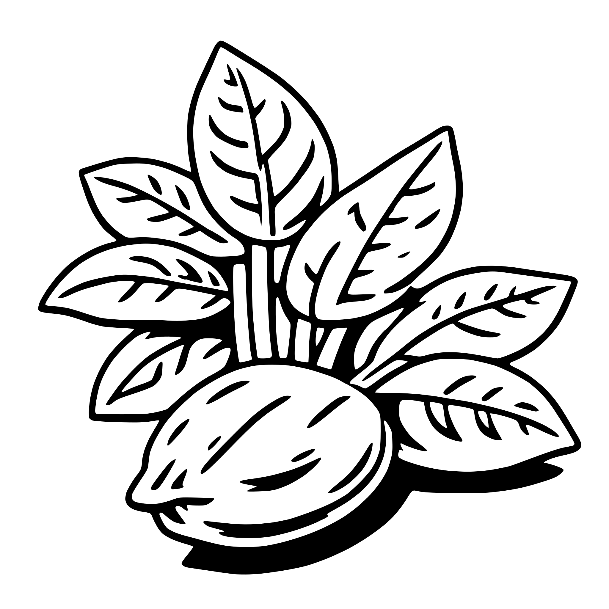 AI-generated SVG of a spinach