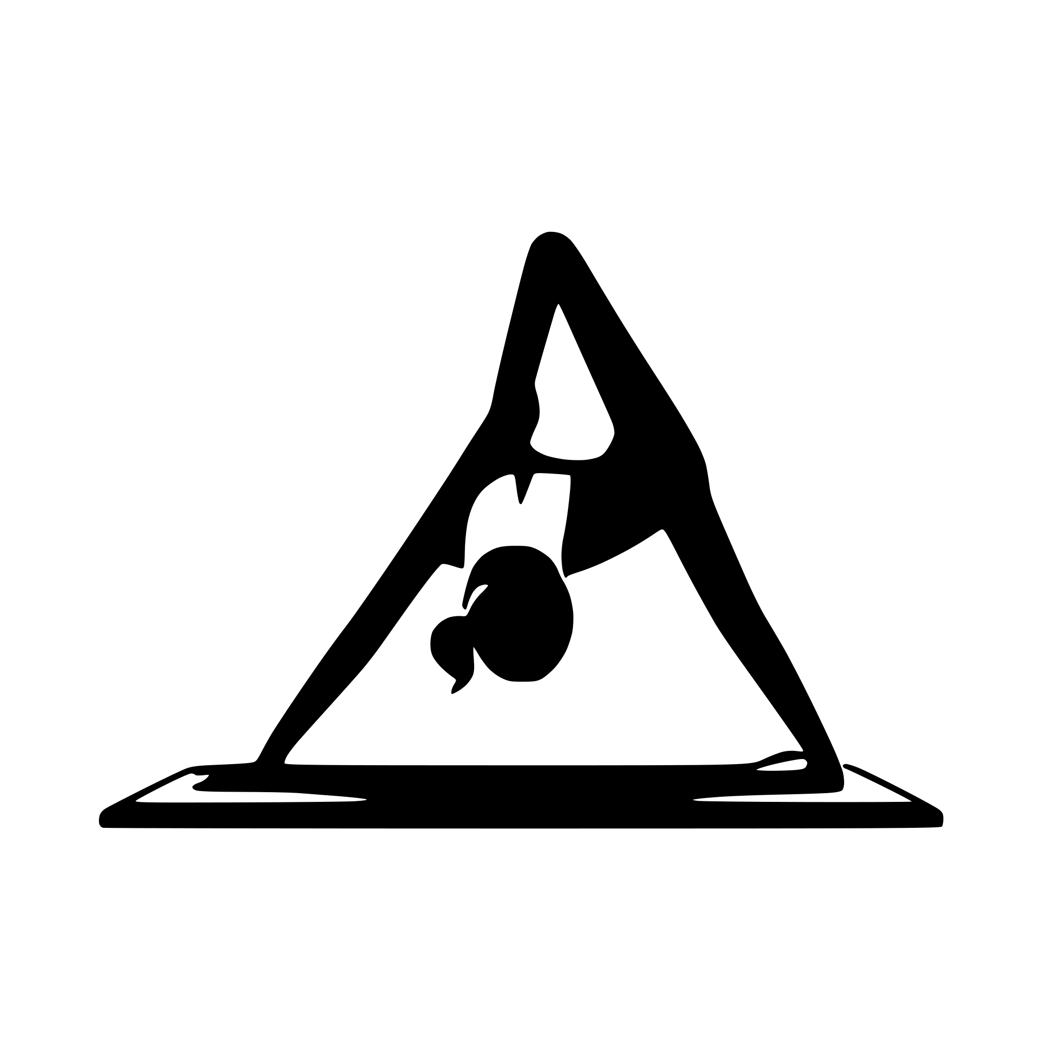 AI-generated SVG of a downward dog yoga pose for app