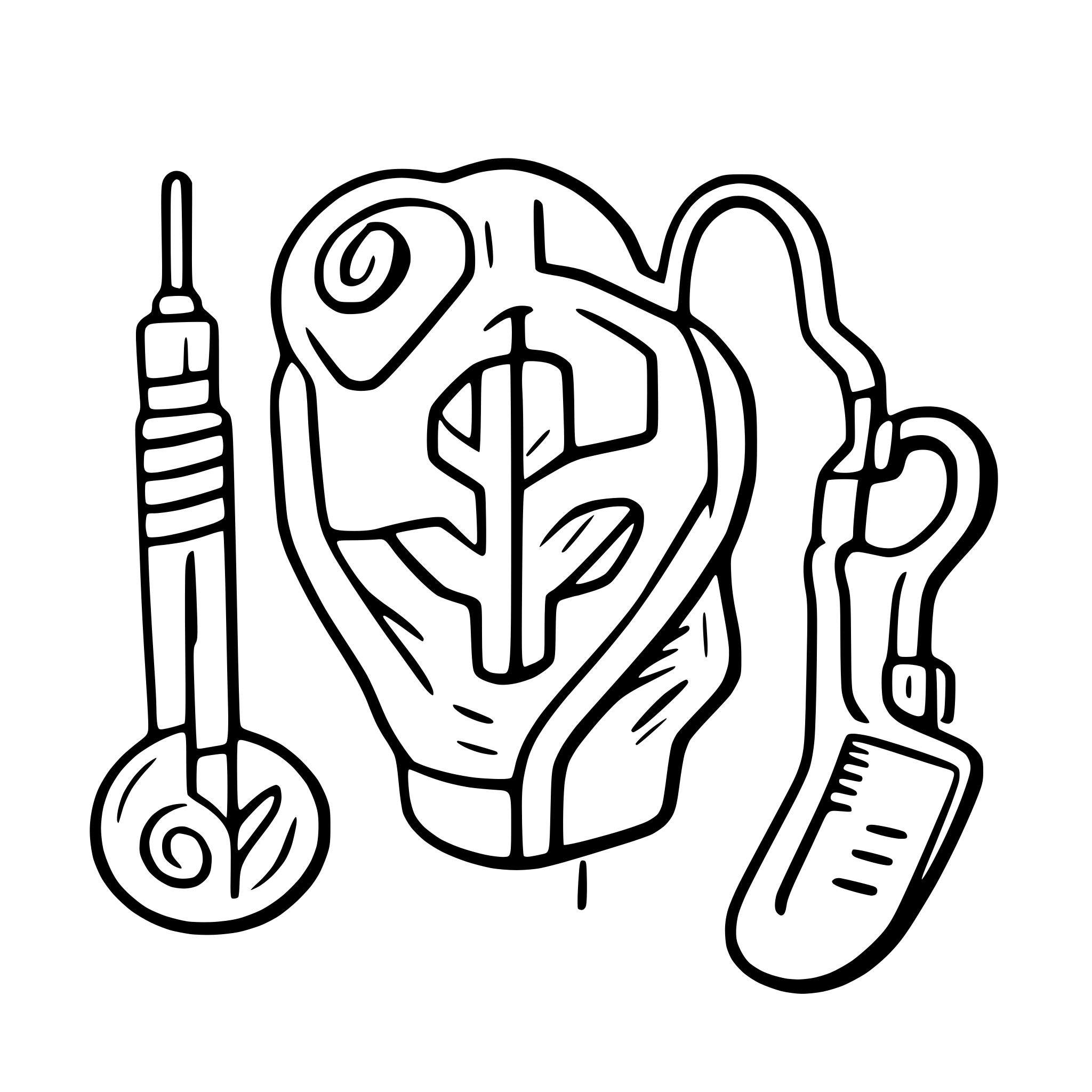 AI-generated SVG of a medical history