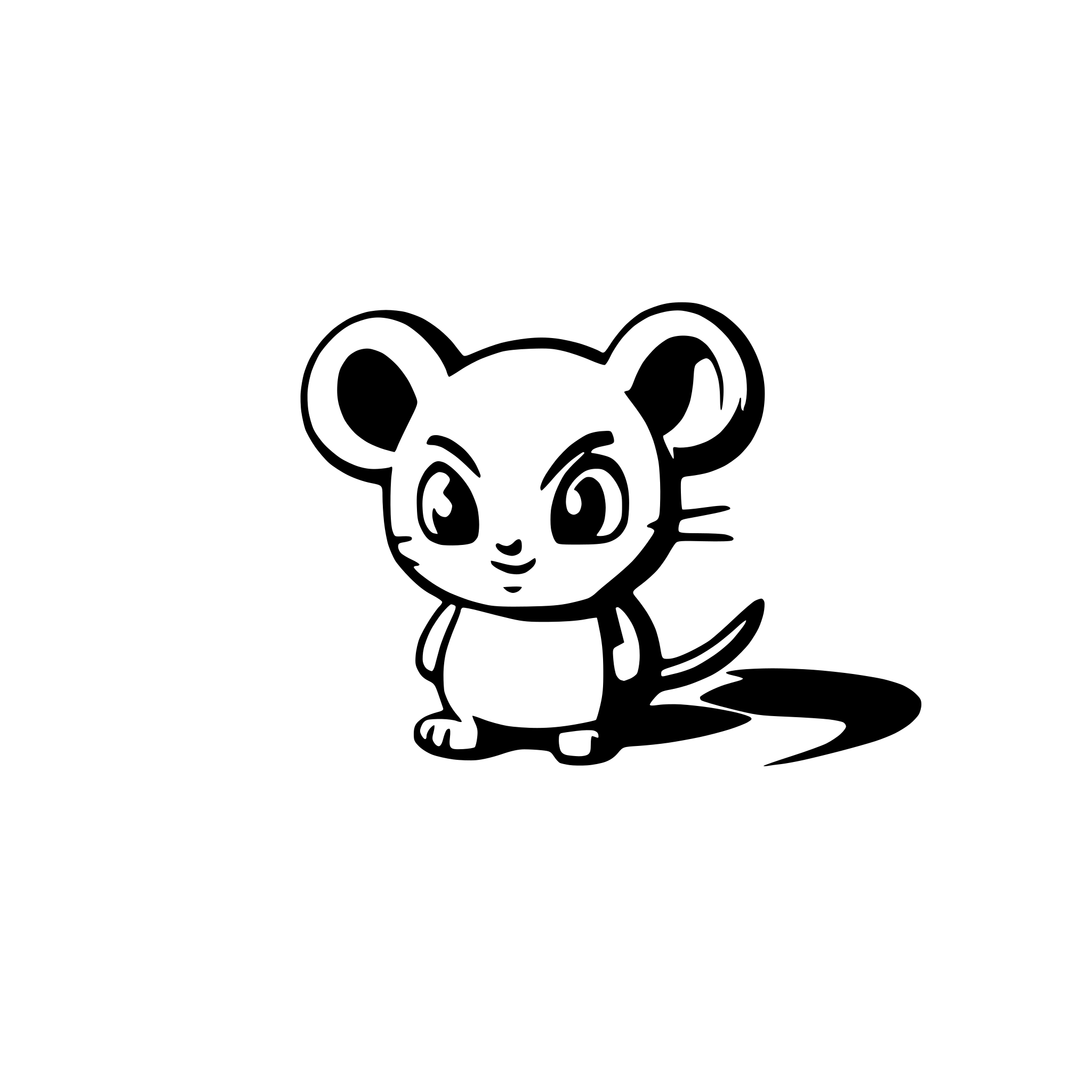 AI-generated SVG of a mouse
