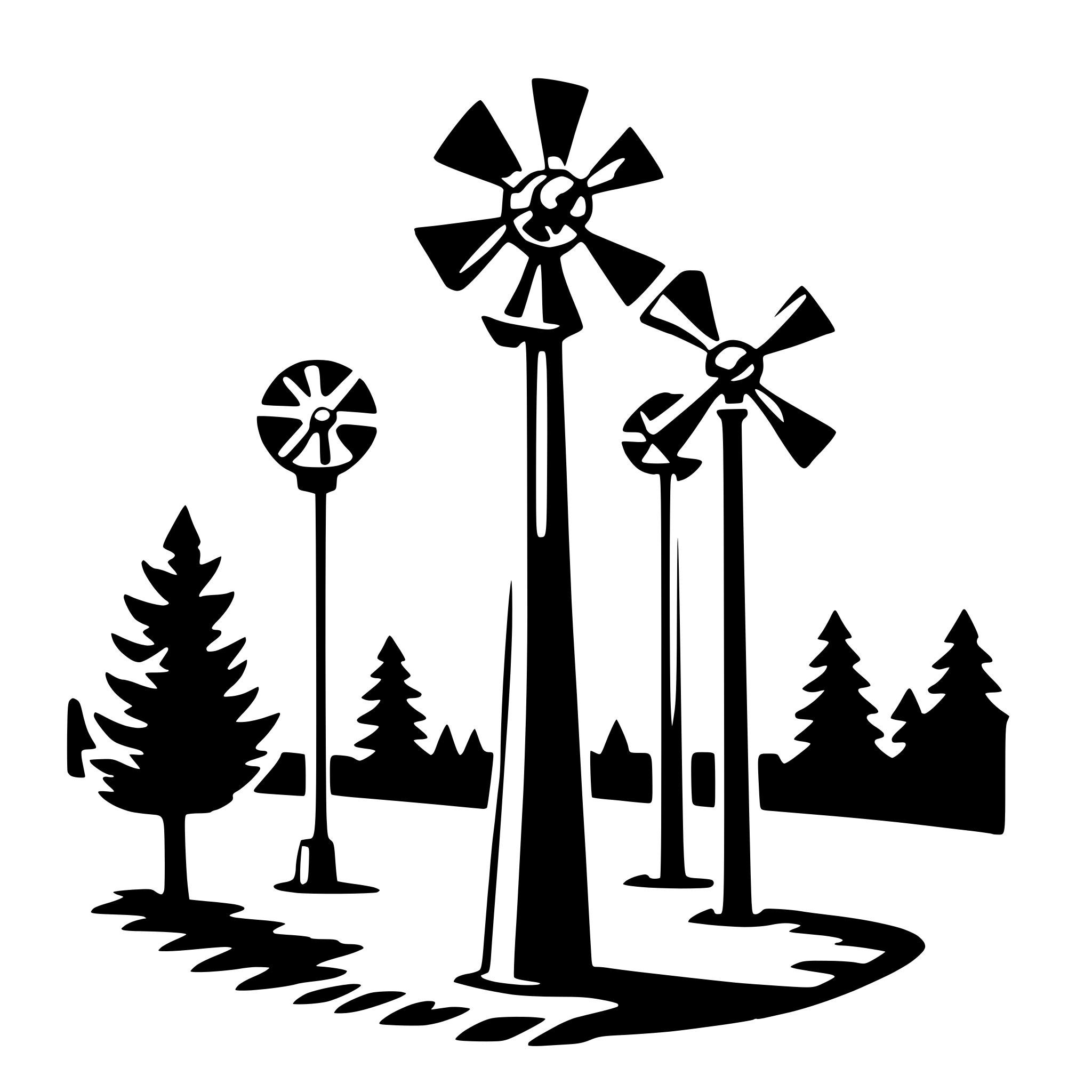 AI-generated SVG of a derrick