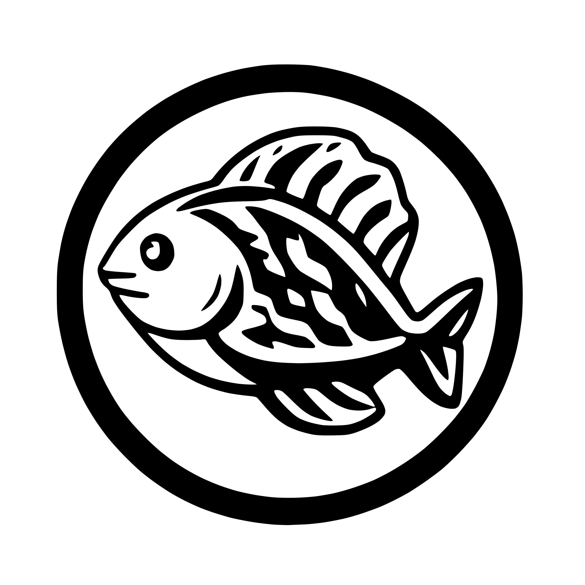 AI-generated SVG of a happy flounder fish for use as modern logo