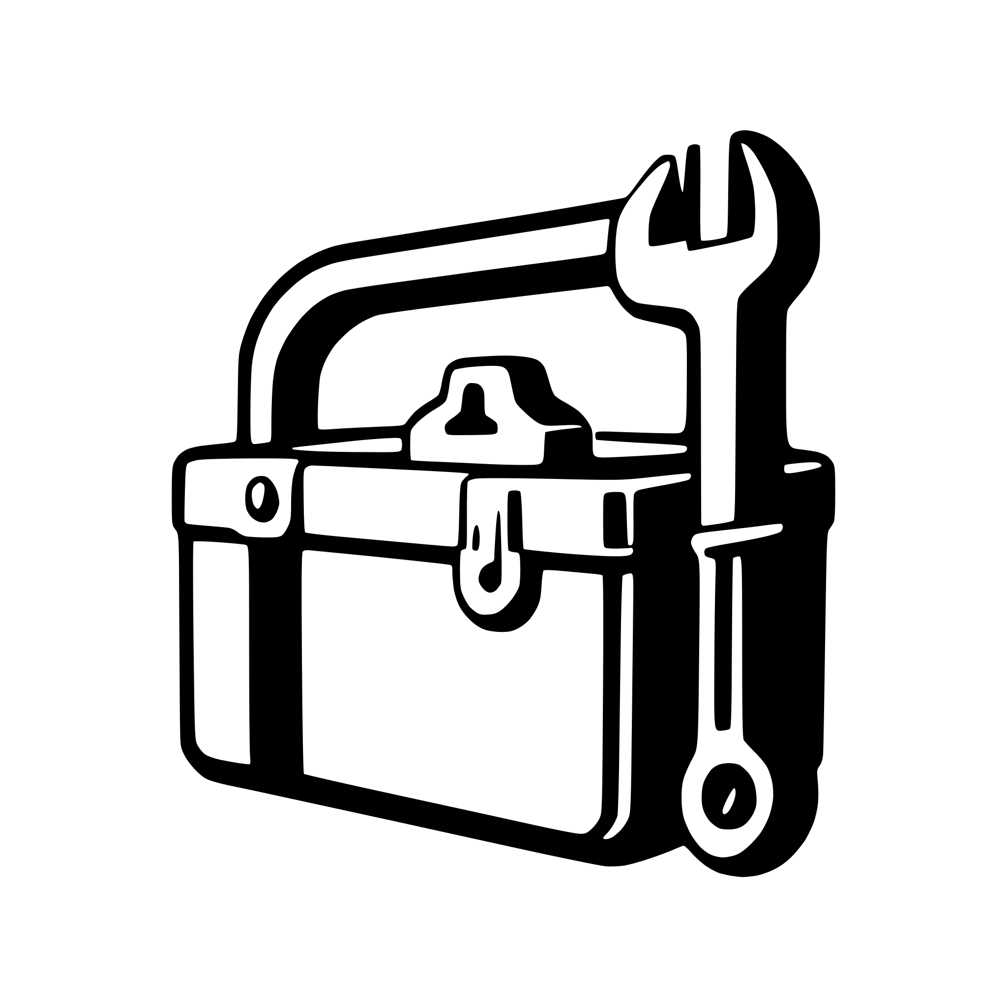 AI-generated SVG of 'toolbox with wrench'