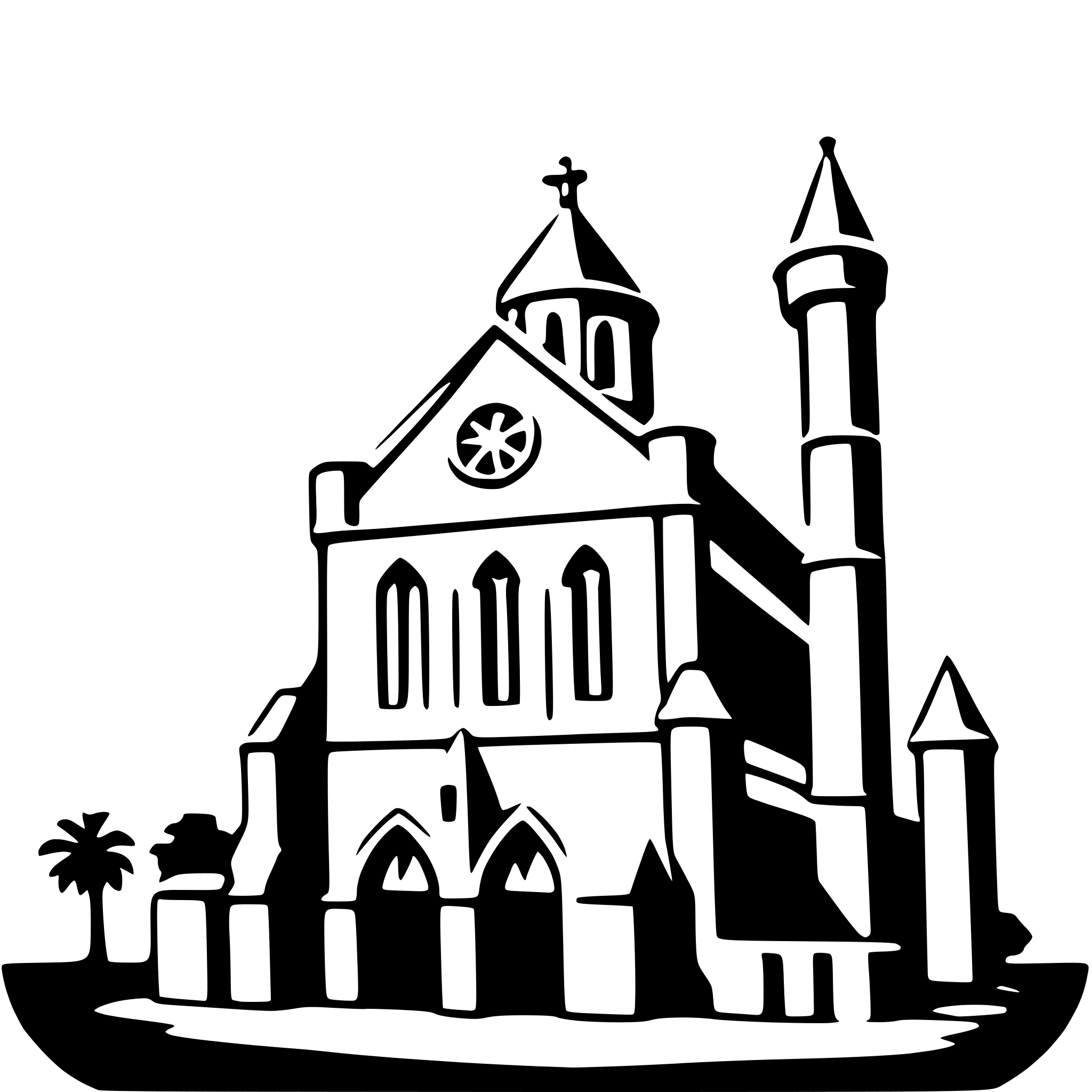 AI-generated SVG of 'notre dame cathedral'