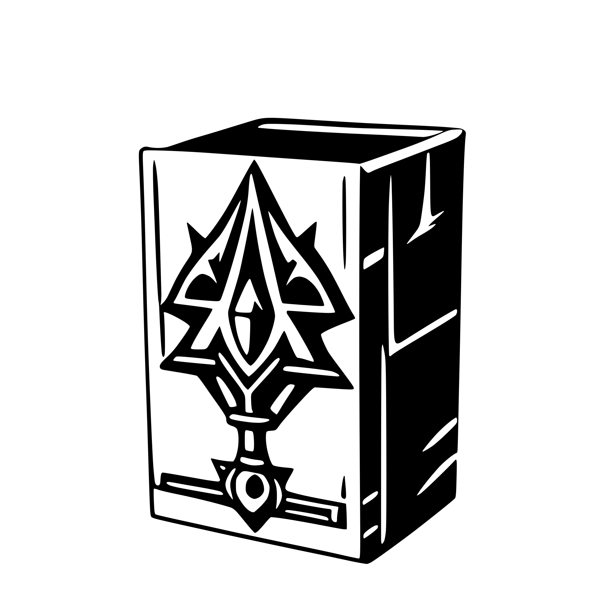 AI-generated SVG of a yu gi oh deck box
