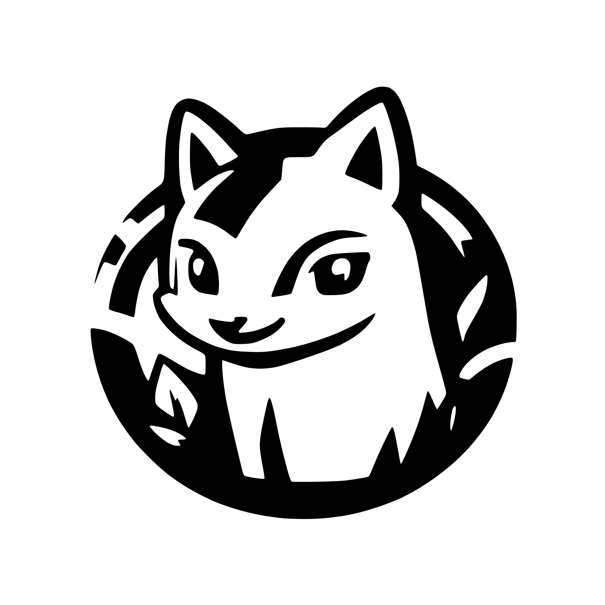 AI-generated SVG of 'fox'
