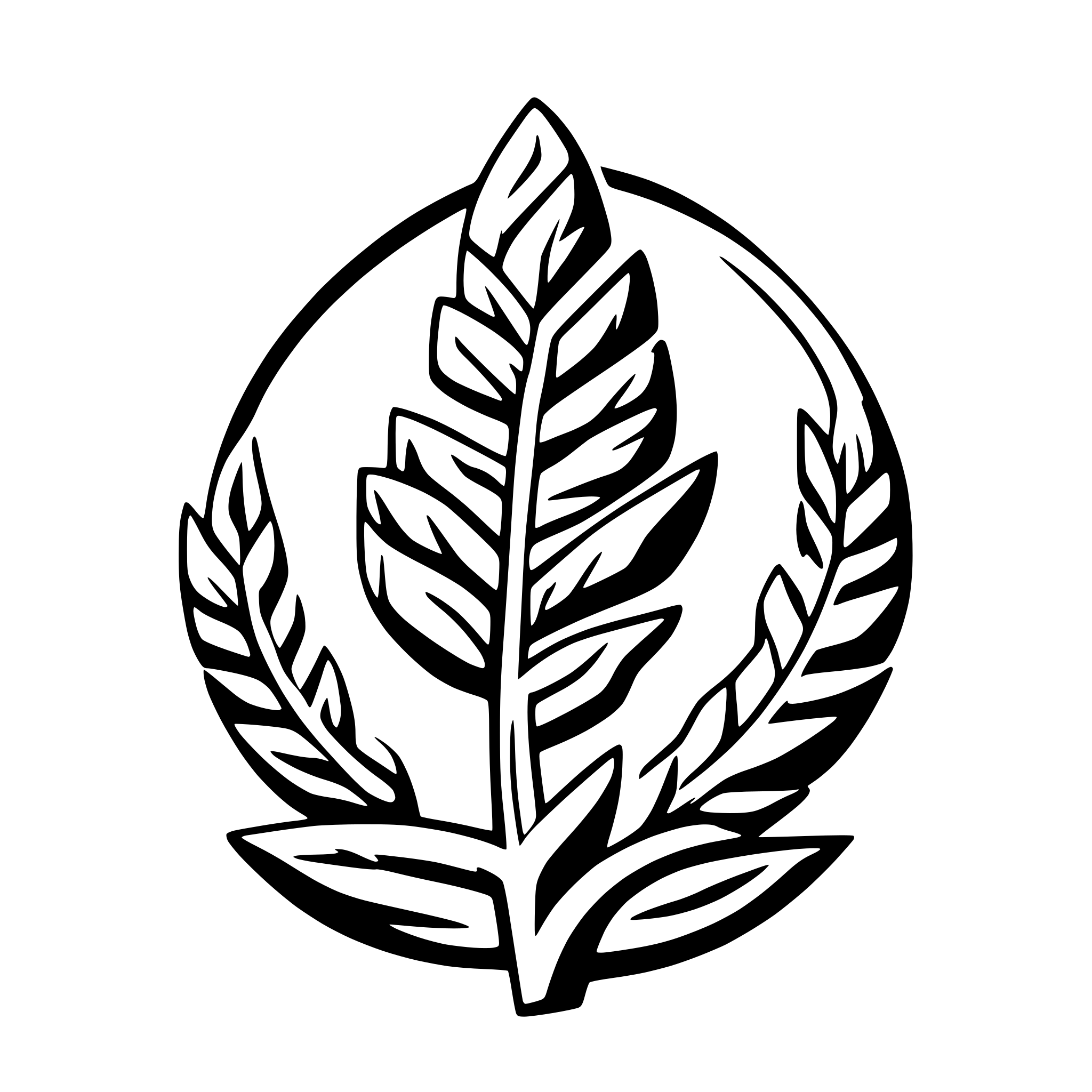 AI-generated SVG of a tridente de poseydon com raio zeus
