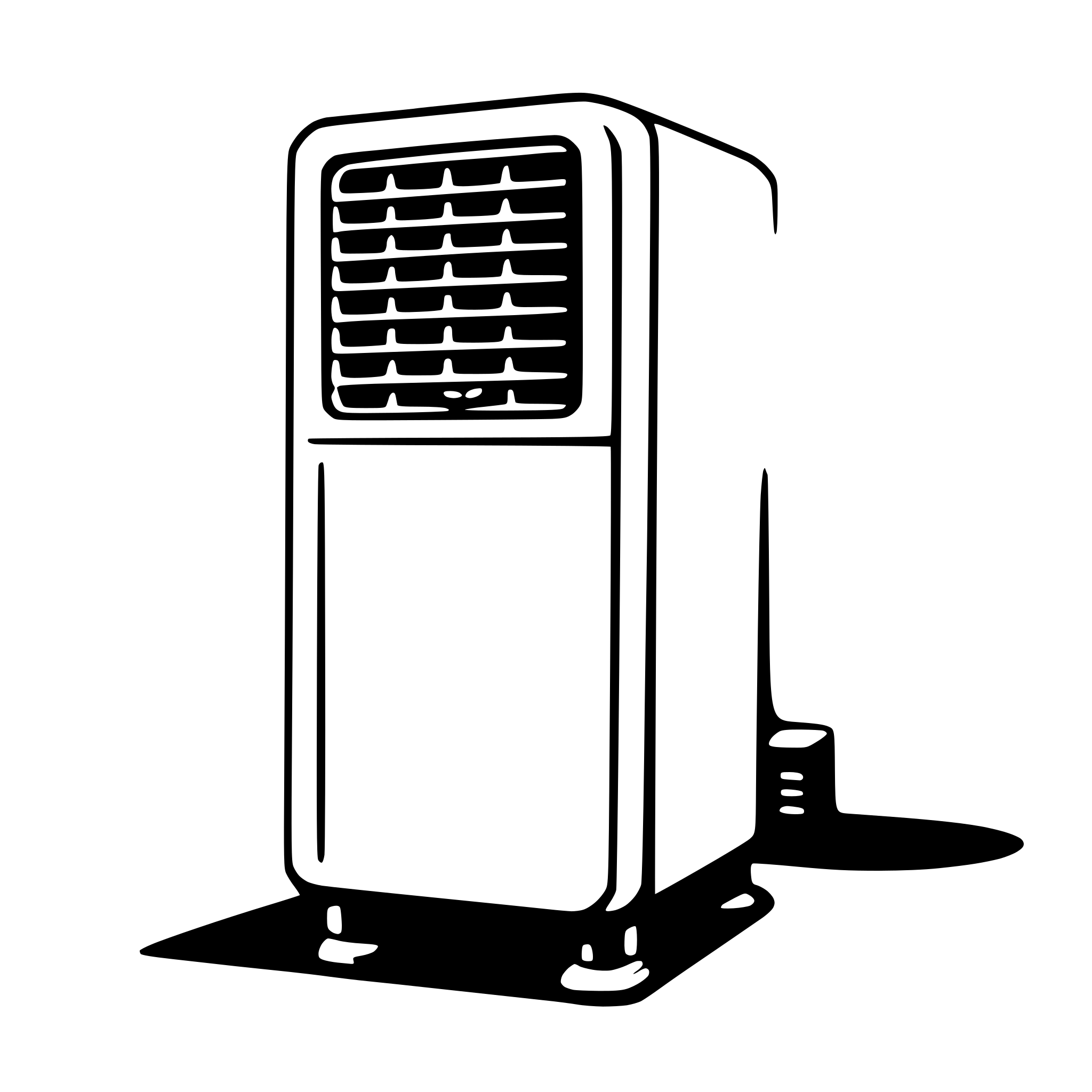 AI-generated SVG of 'air conditioner'