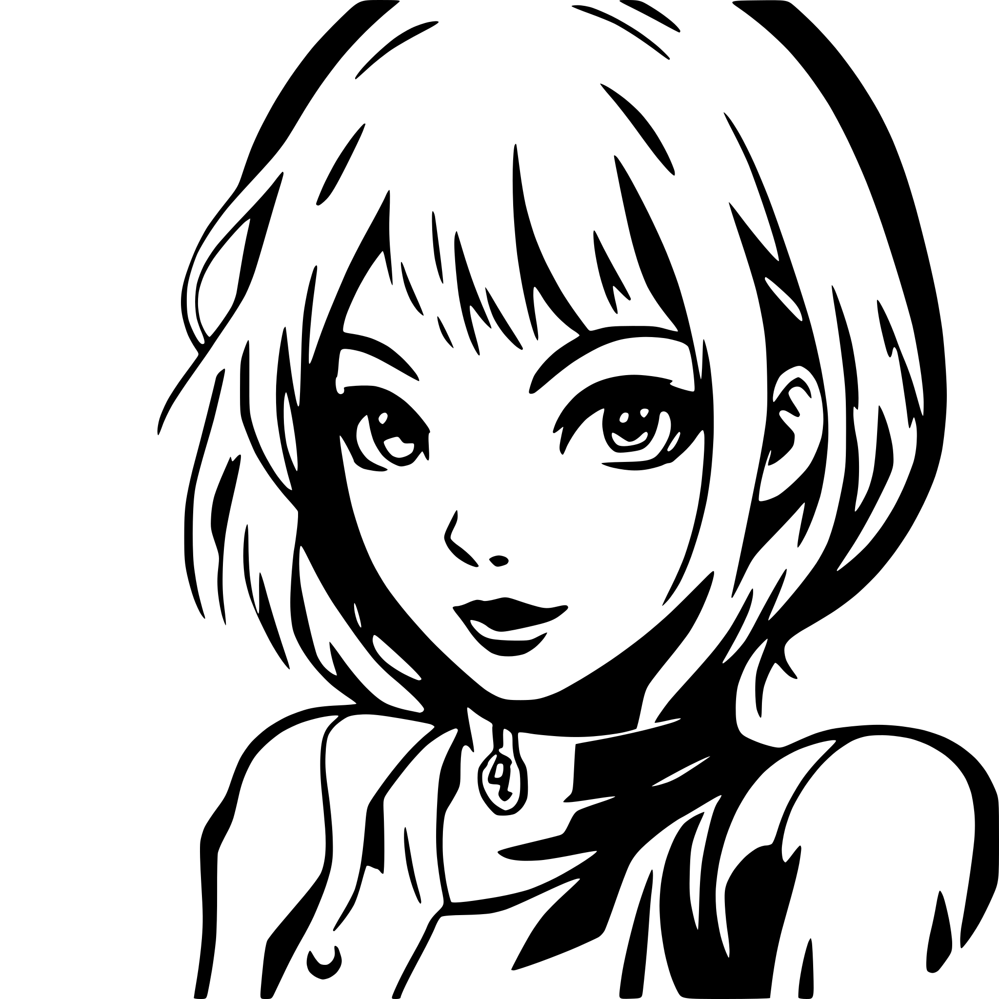 AI-generated SVG of 'rei ayanami'