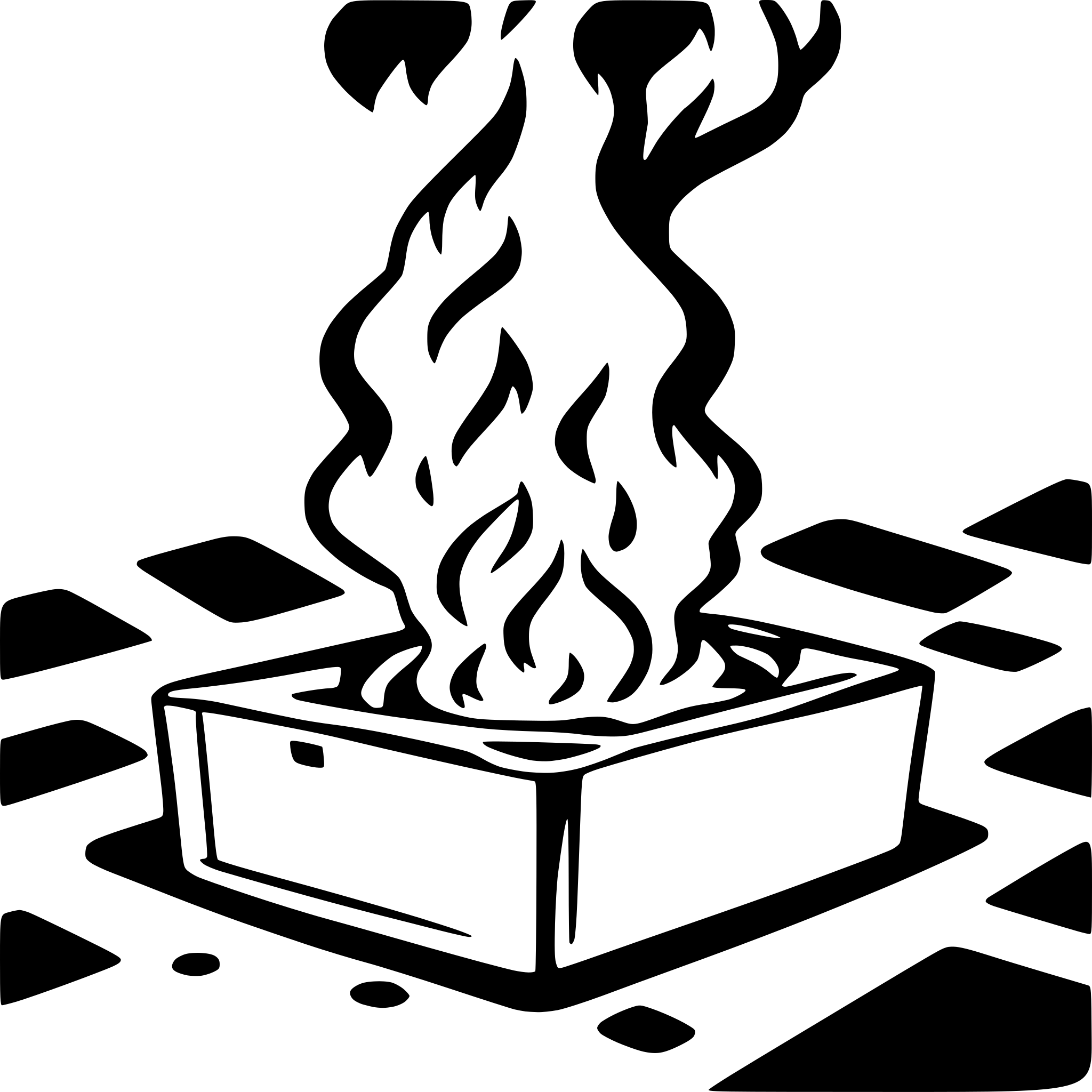 AI-generated SVG of 'fire'