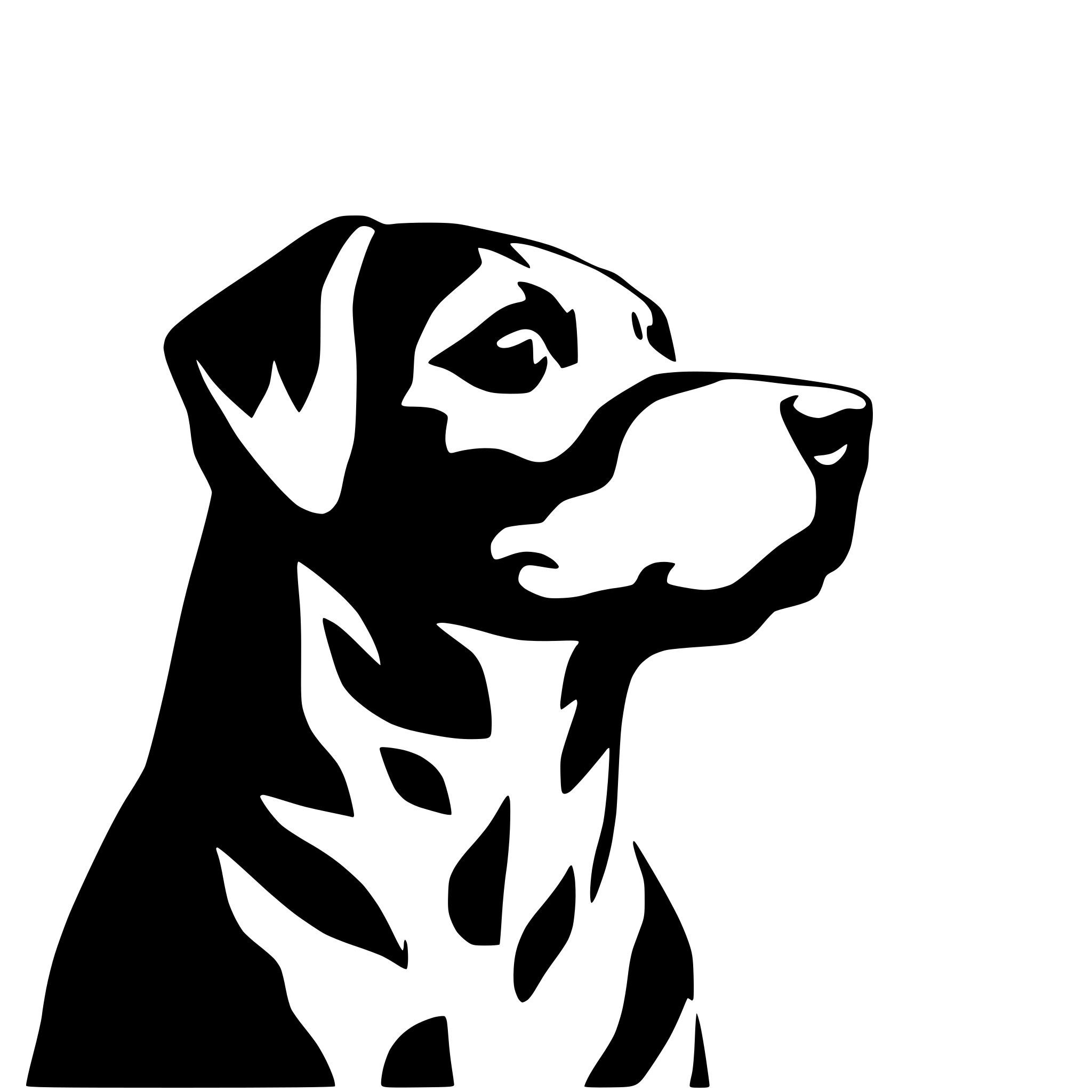 AI-generated SVG of a rottweiler
