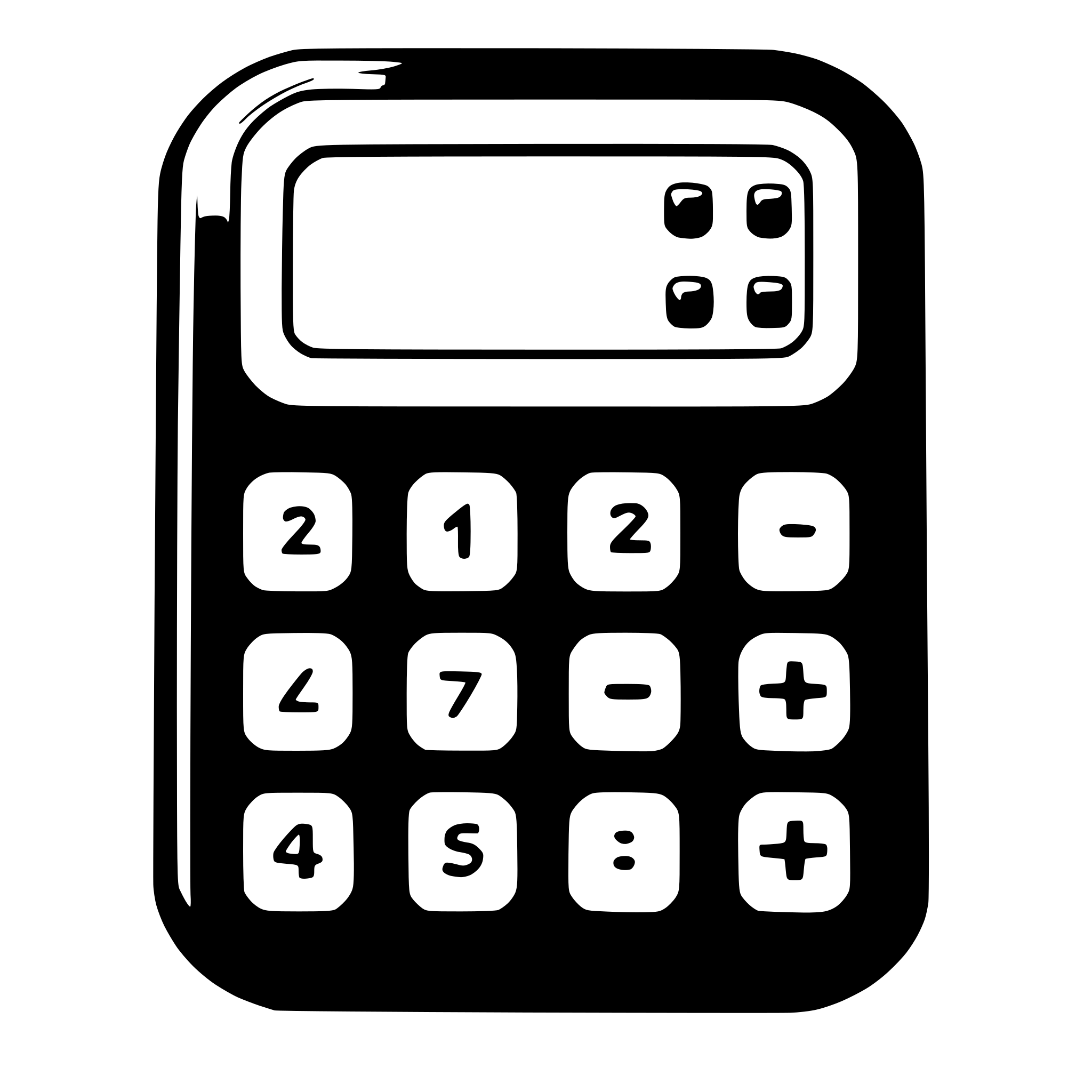 AI-generated SVG of a calculator