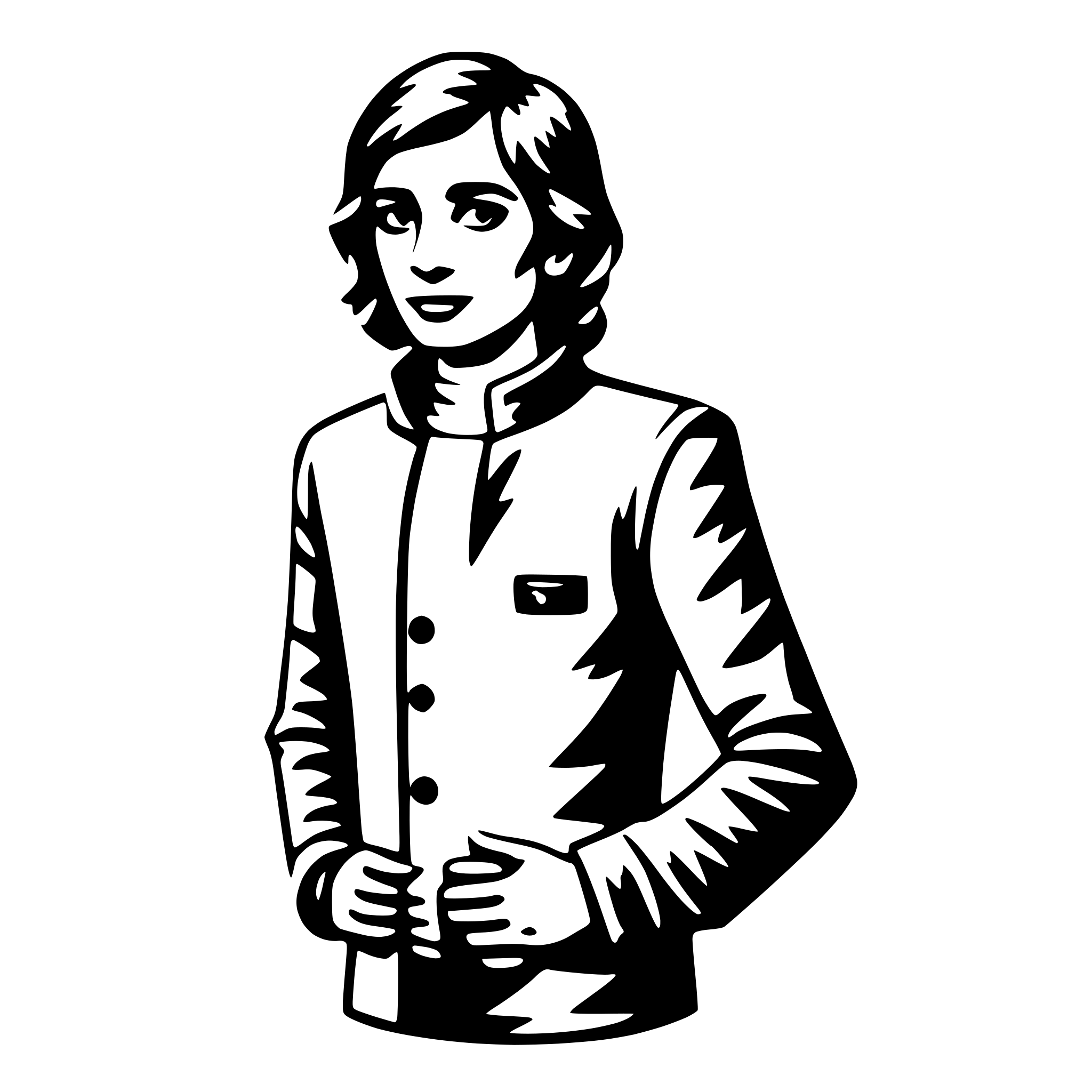 AI-generated SVG of 'person'