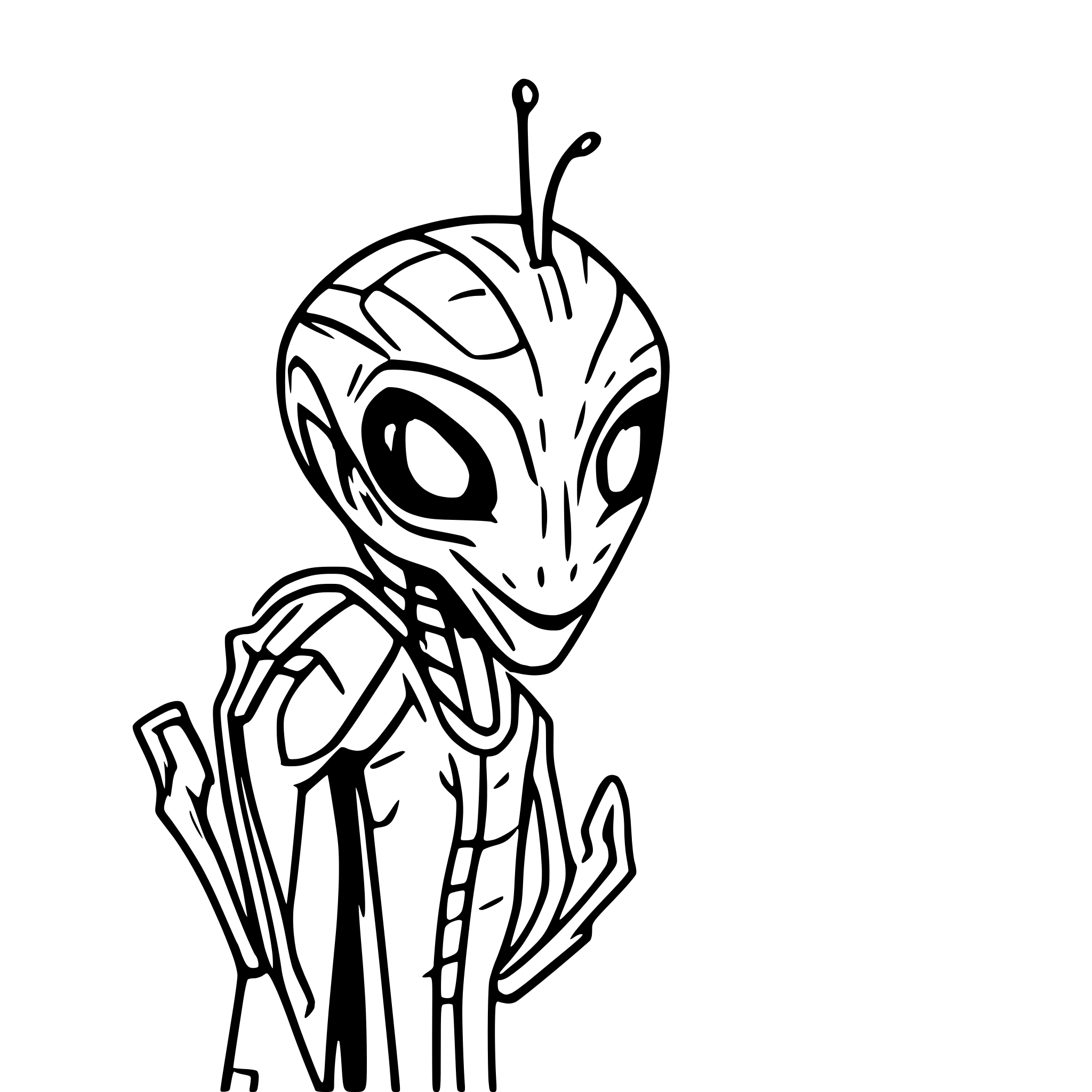 AI-generated SVG of a a reptoid alien humanoid that looks like a praying mantis AI-generated SVG of a a reptoid alien humanoid that looks like a praying mantis