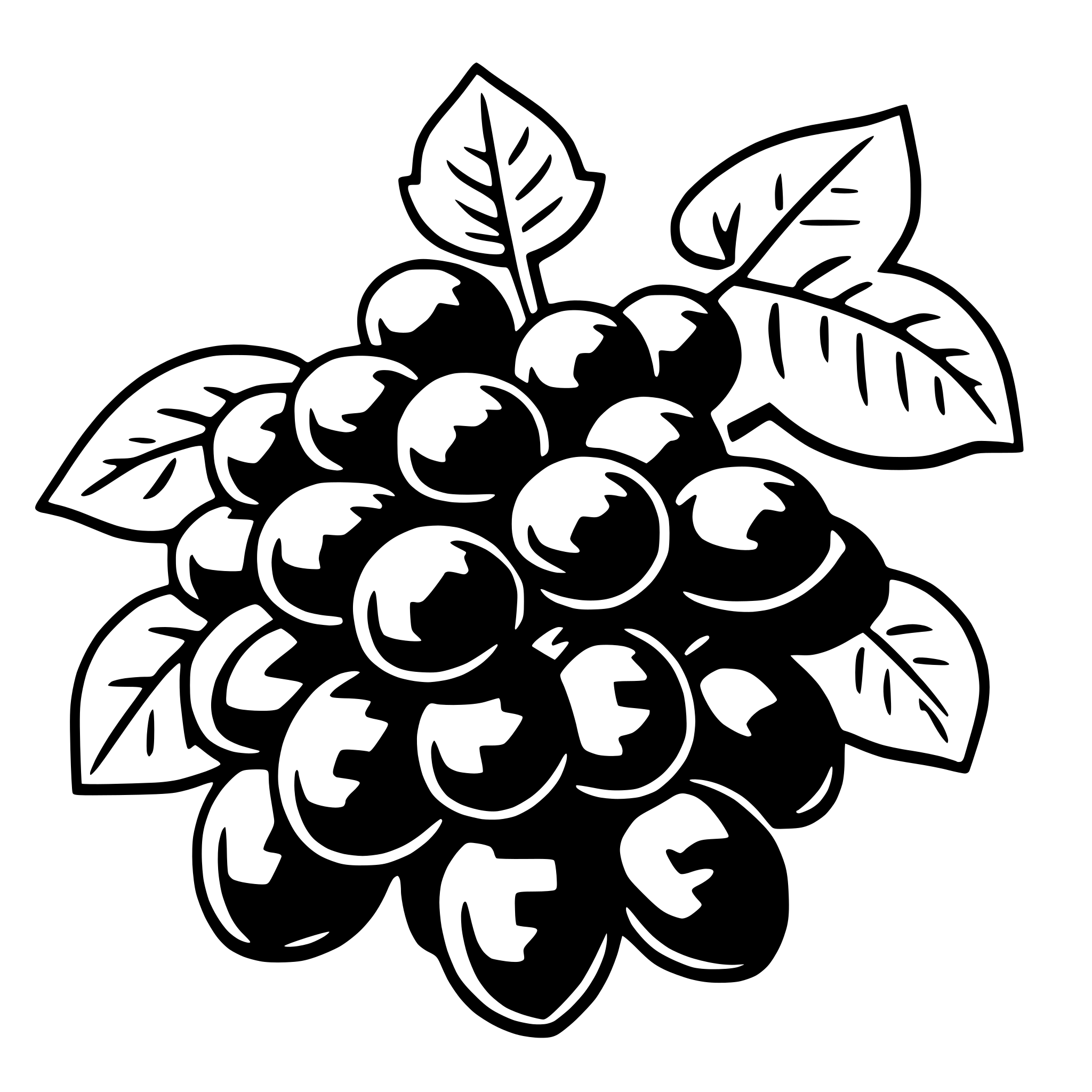 AI-generated SVG of 'grape'