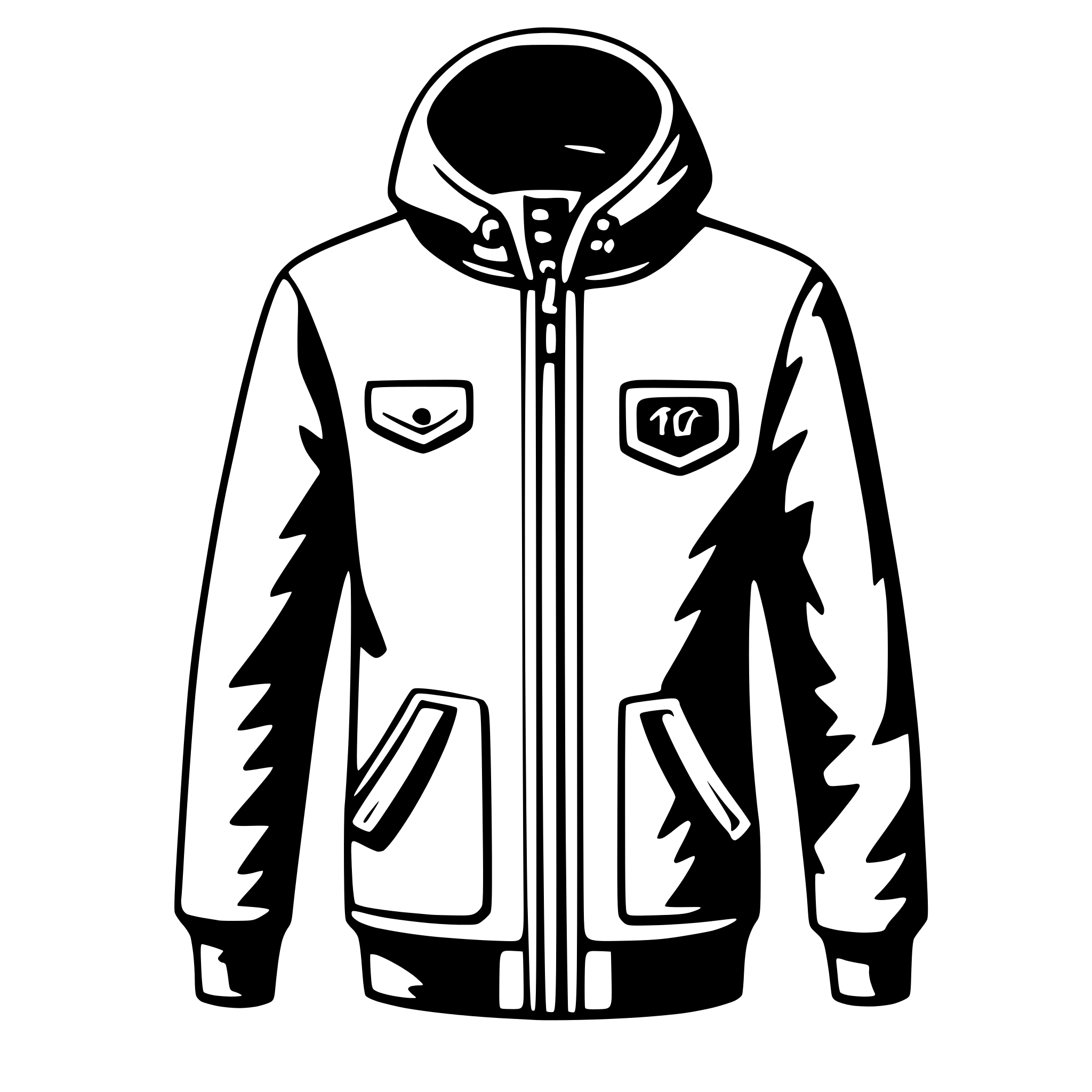 AI-generated SVG of a jacket