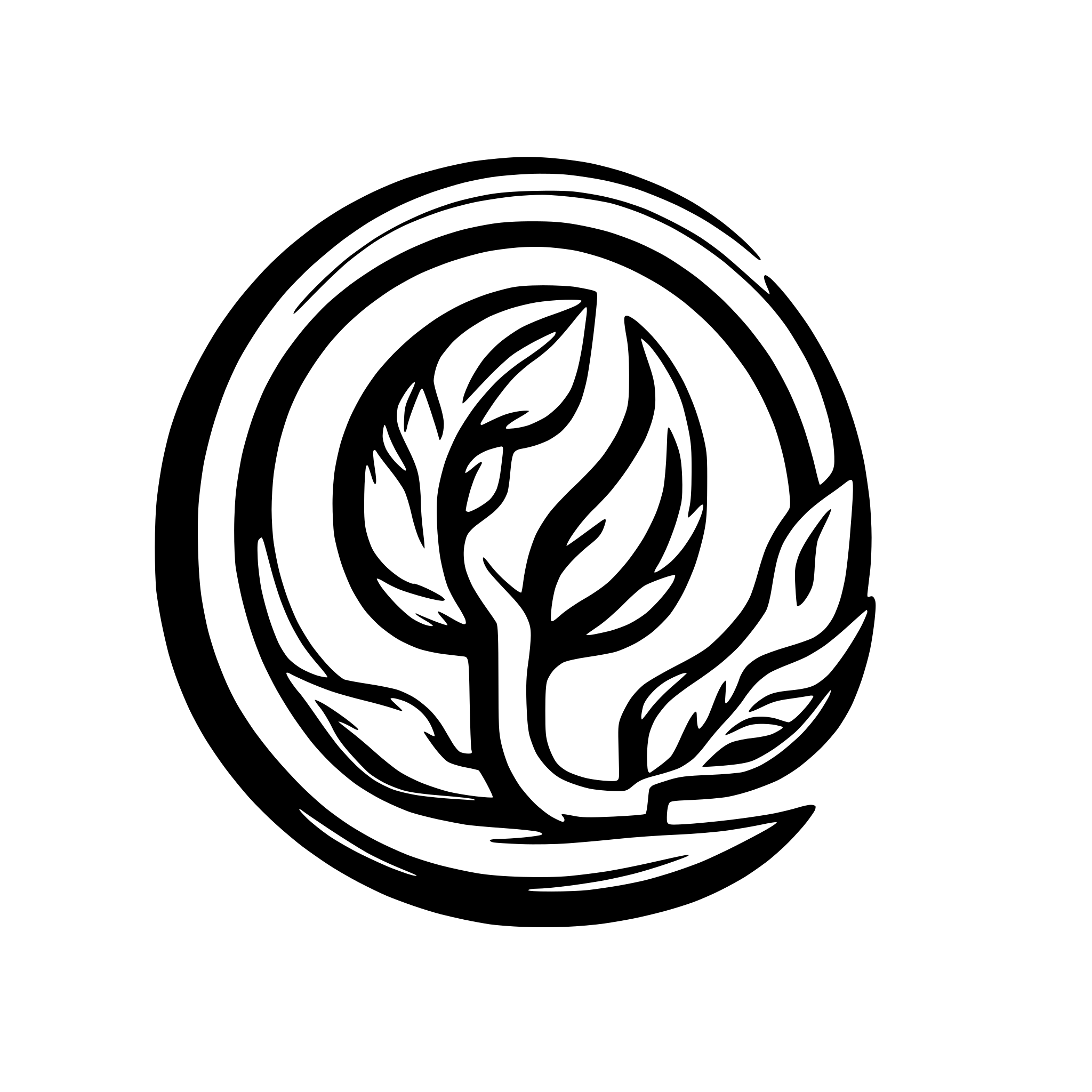 AI-generated SVG of a solarpunk