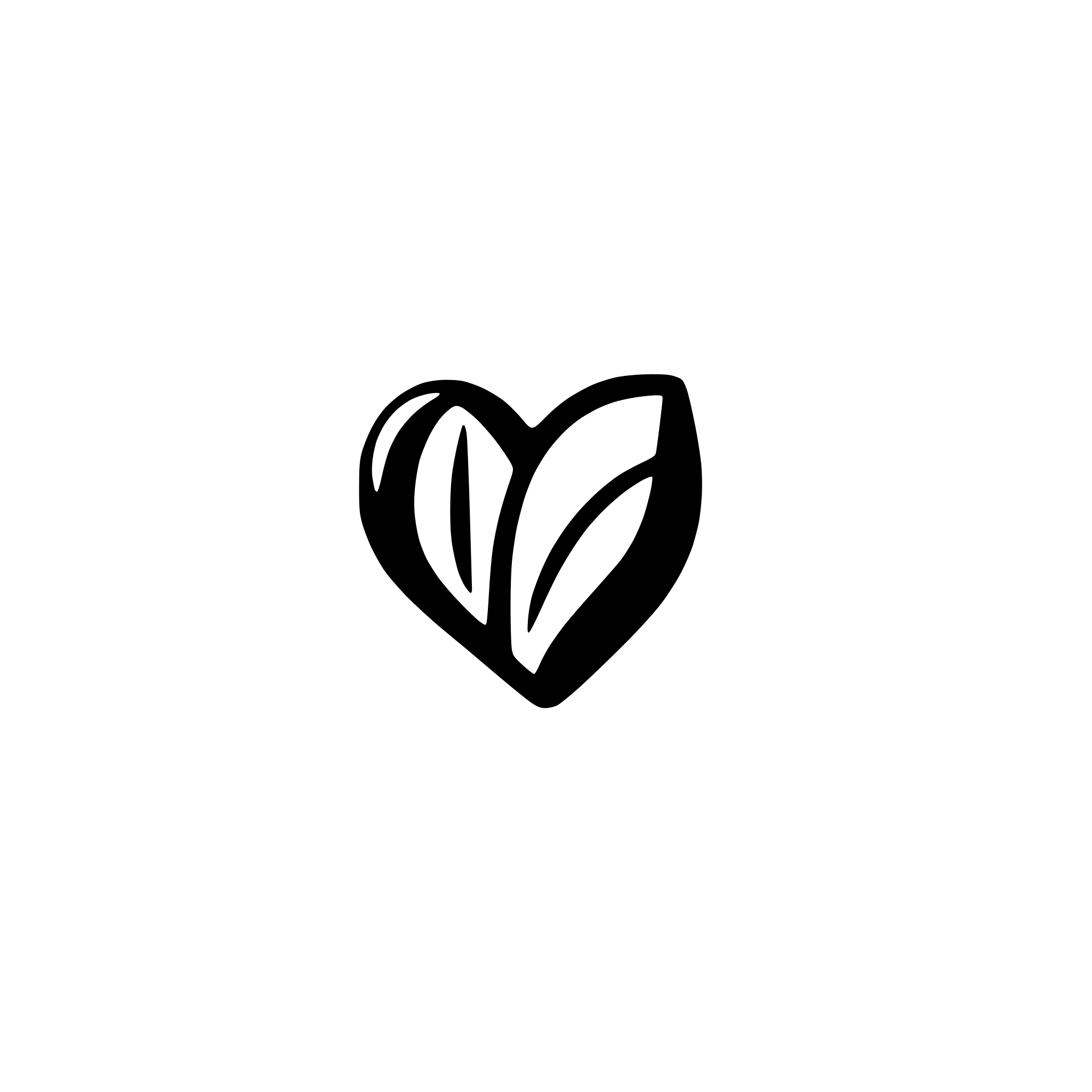 AI-generated SVG of a A simple exponential line, that transforms into a hear