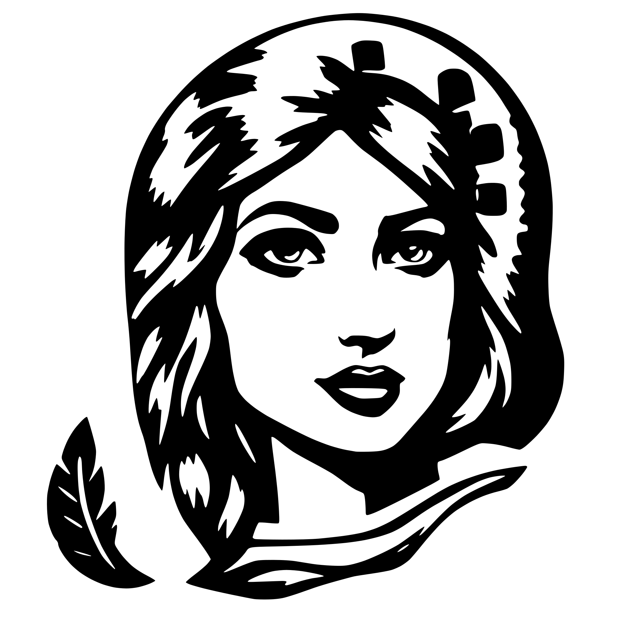 AI-generated SVG of a cosmetology and spartan