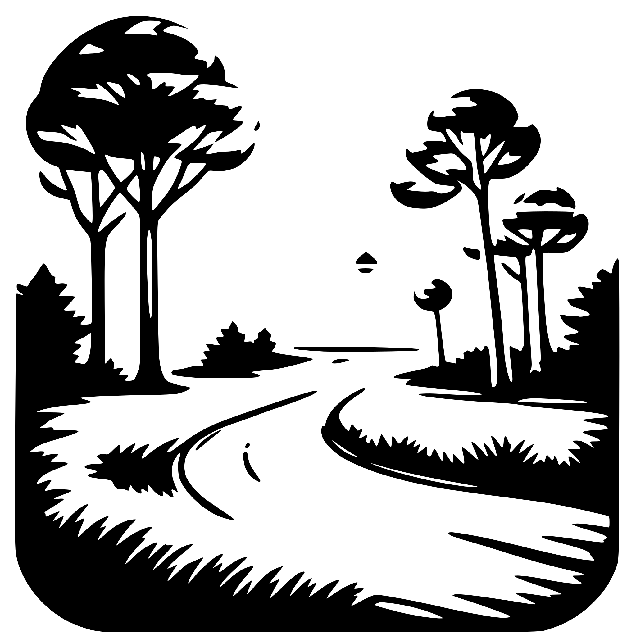 AI-generated SVG of a nature escape