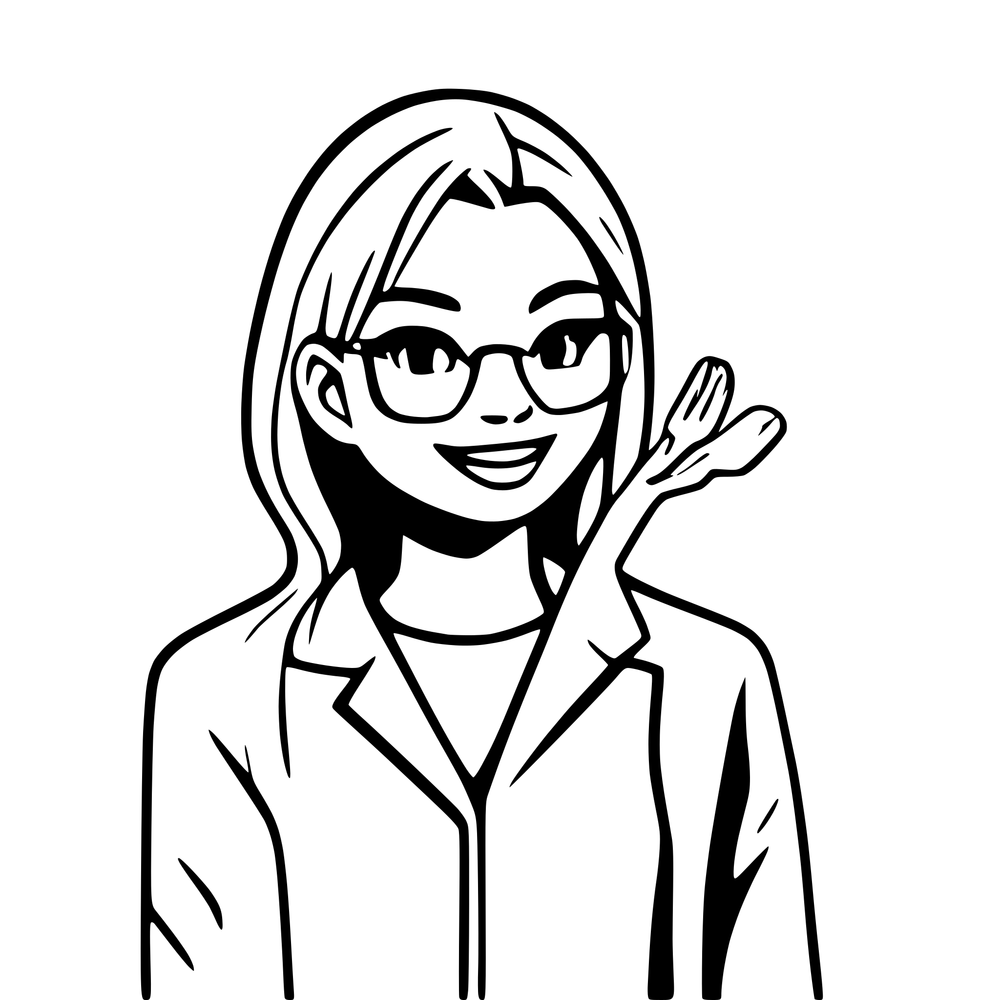 AI-generated SVG of a dentist