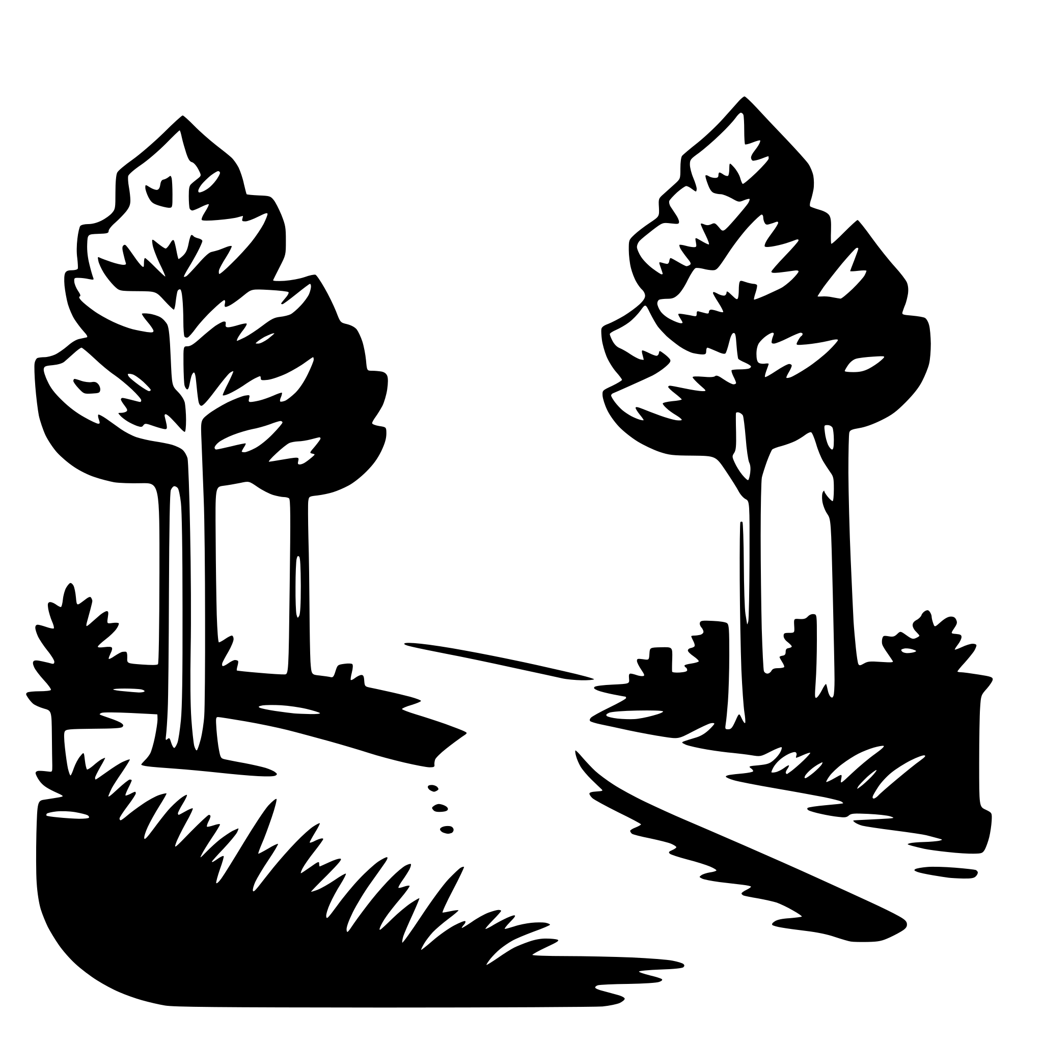 AI-generated SVG of a nature escape