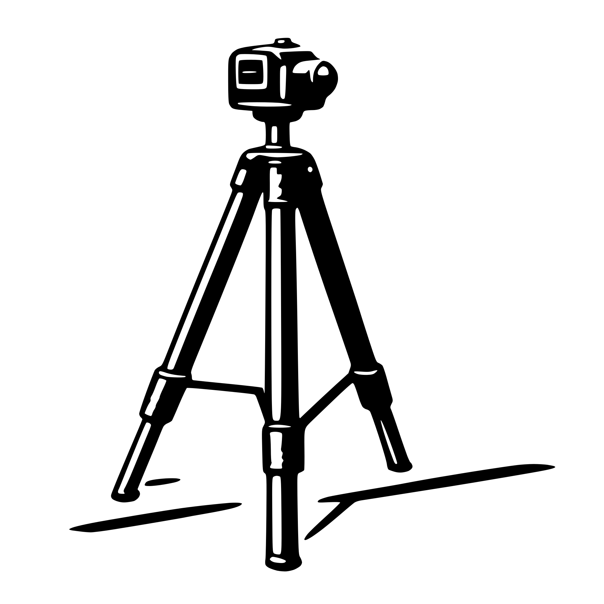 AI-generated SVG of a tripod