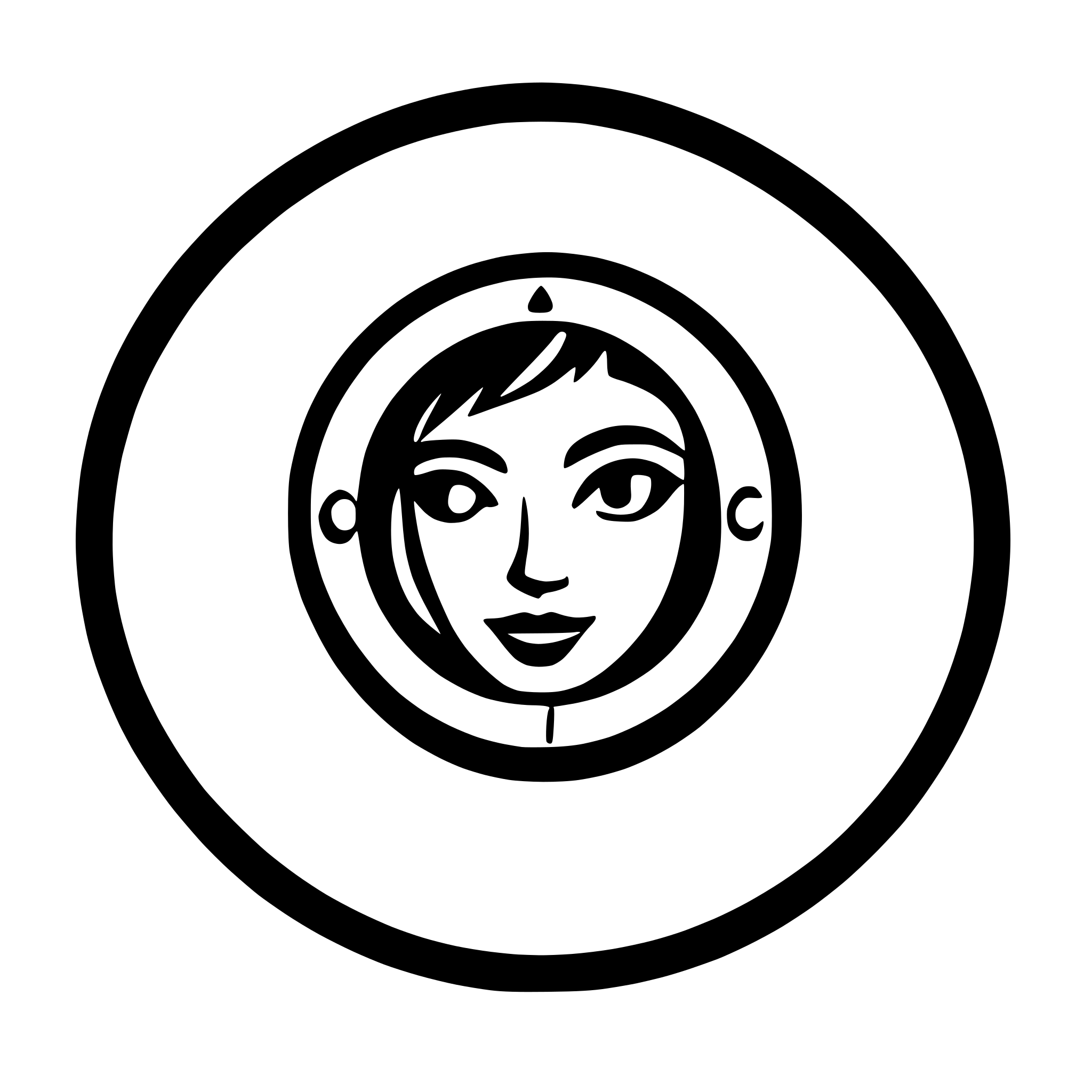 AI-generated SVG of a icon for the genre - mystery, drama, action. black and white AI-generated SVG of a icon for the genre - mystery, drama, action. black and white