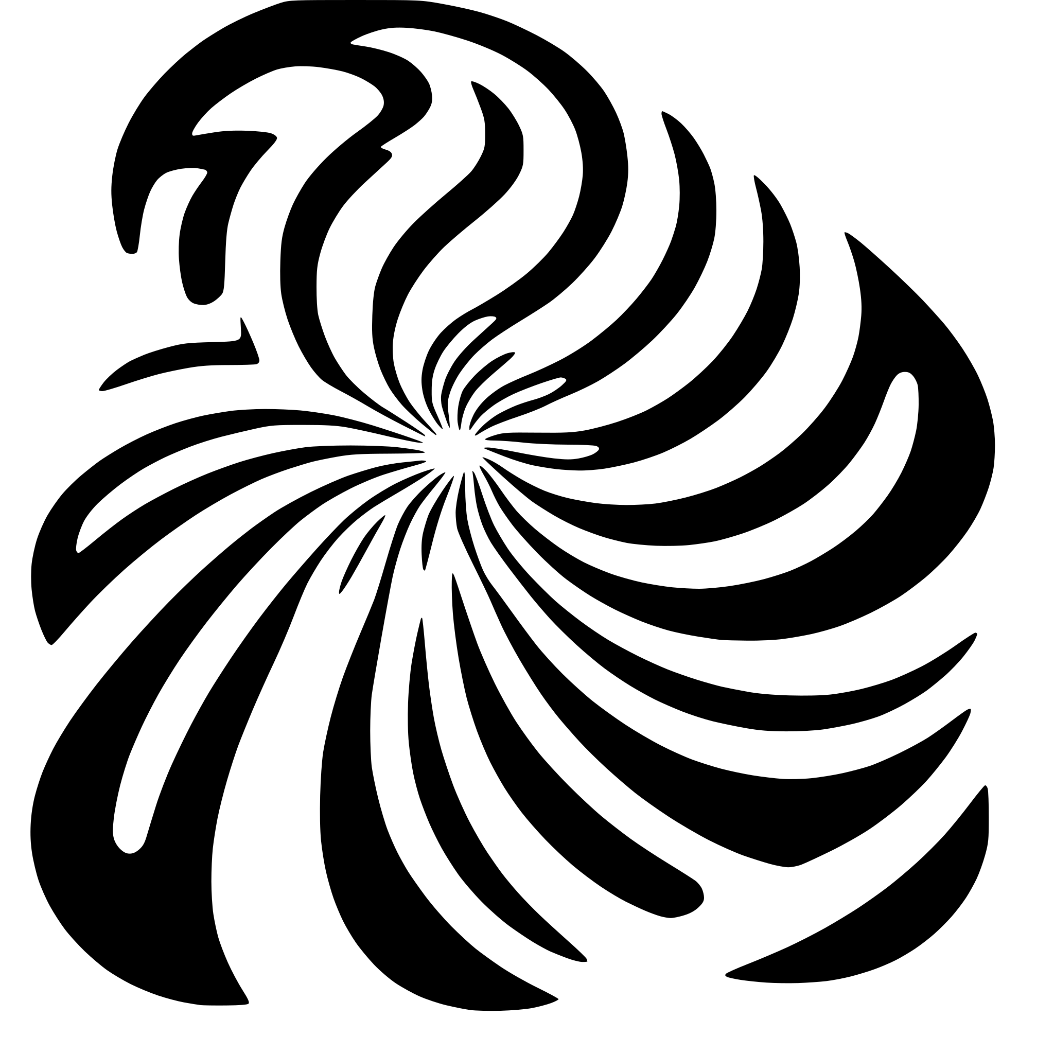 AI-generated SVG of 'vortex swirl'