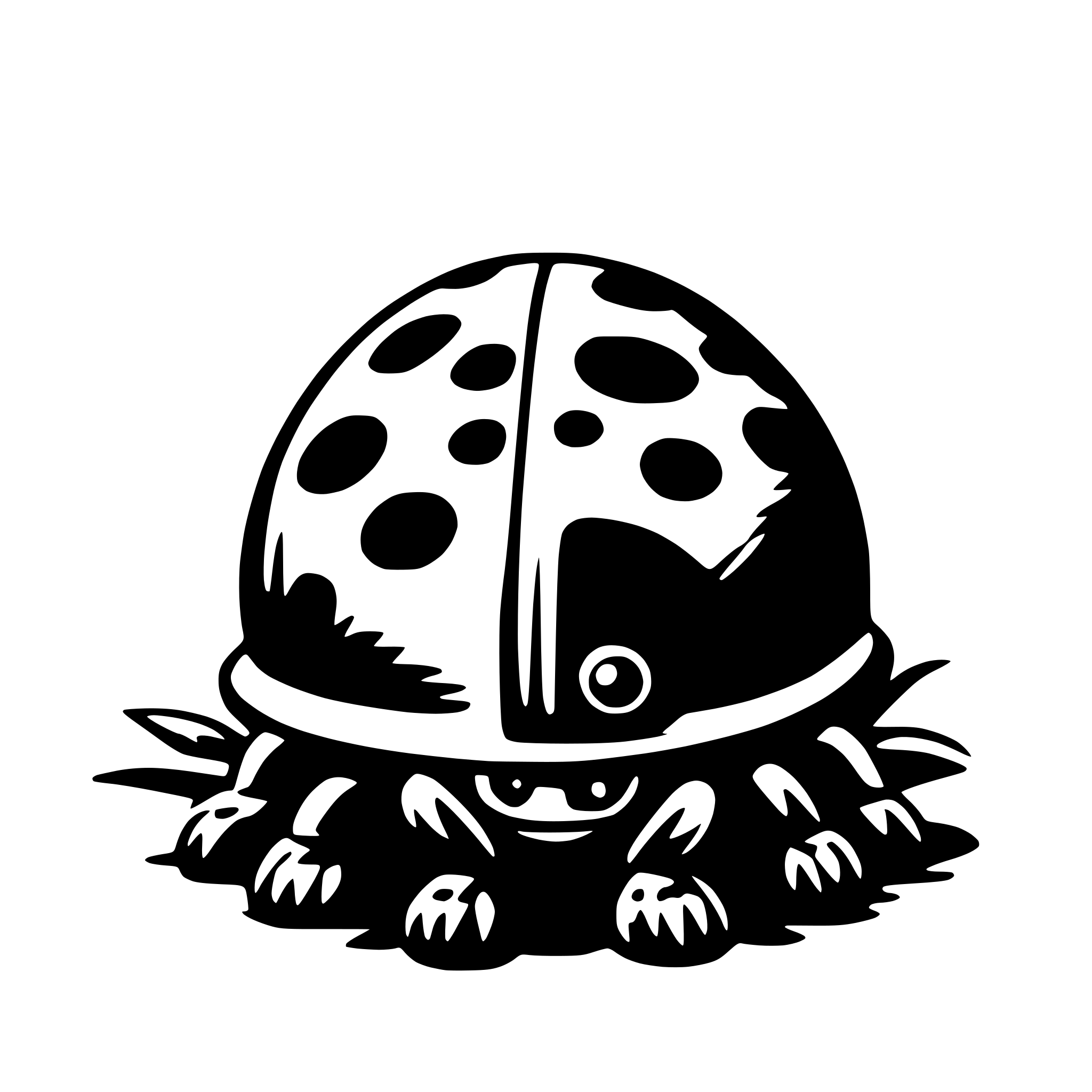 AI-generated SVG of a ladybug