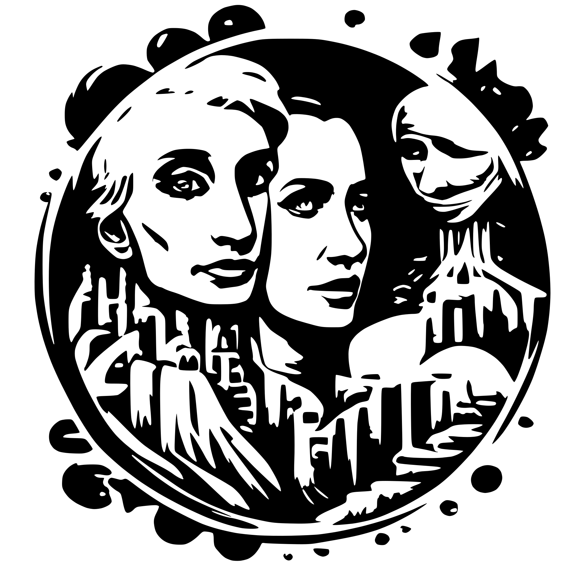 AI-generated SVG of 'Global Rapture Watchers'