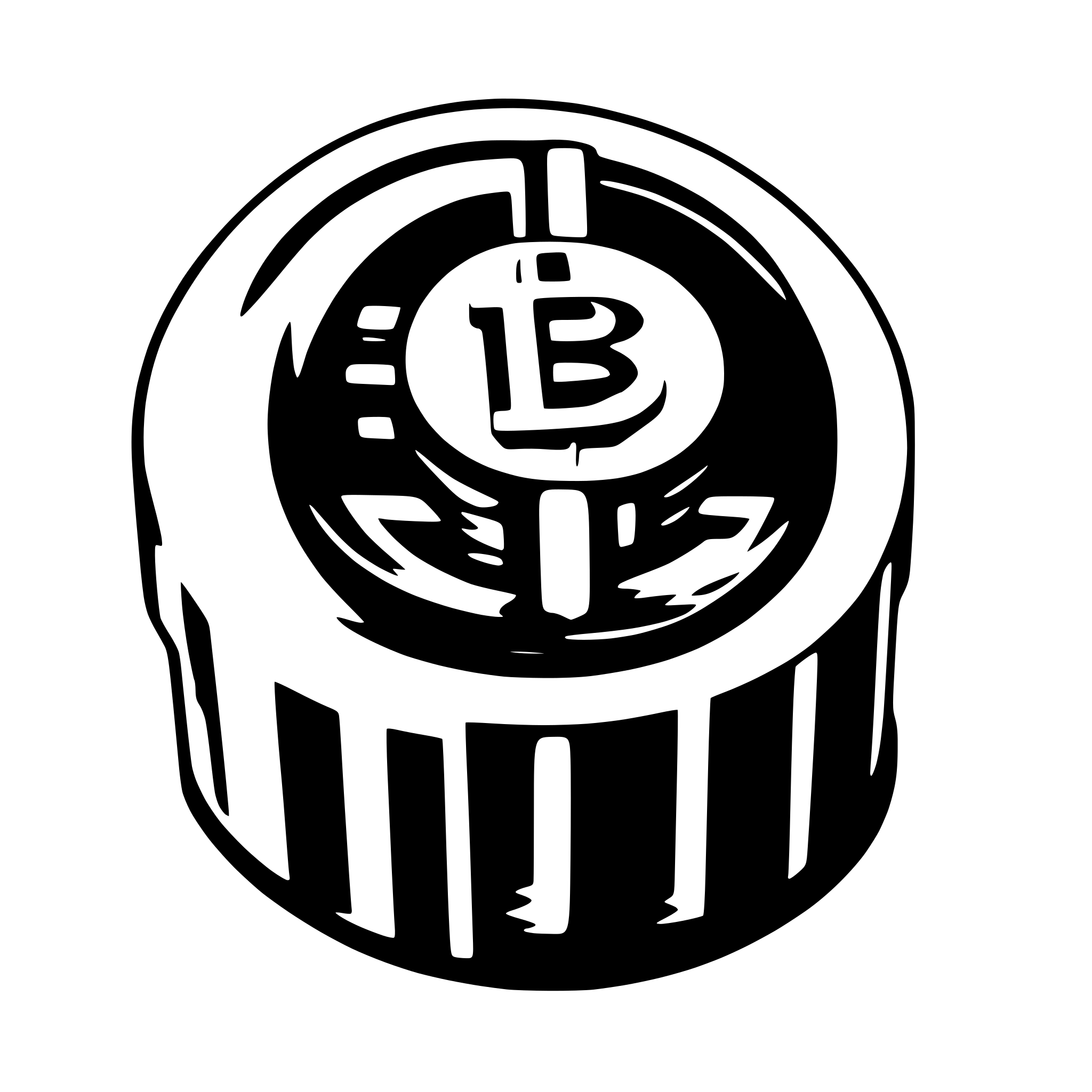 AI-generated SVG of 'crypto bitlet'