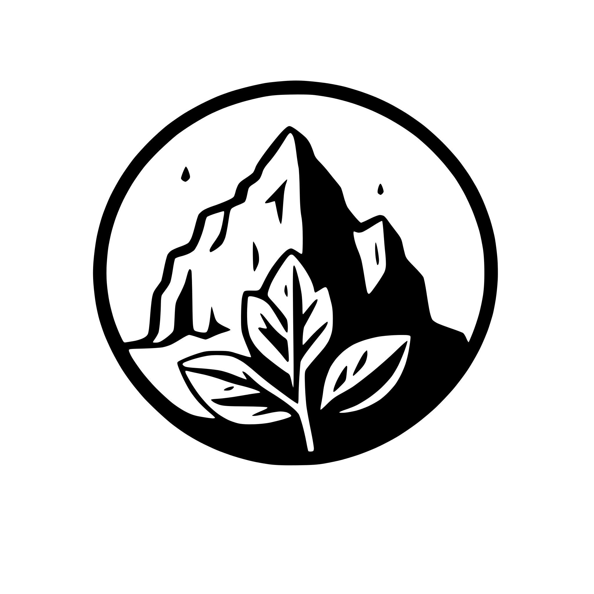 AI-generated SVG of 'leaves drawn inside a mountain'
