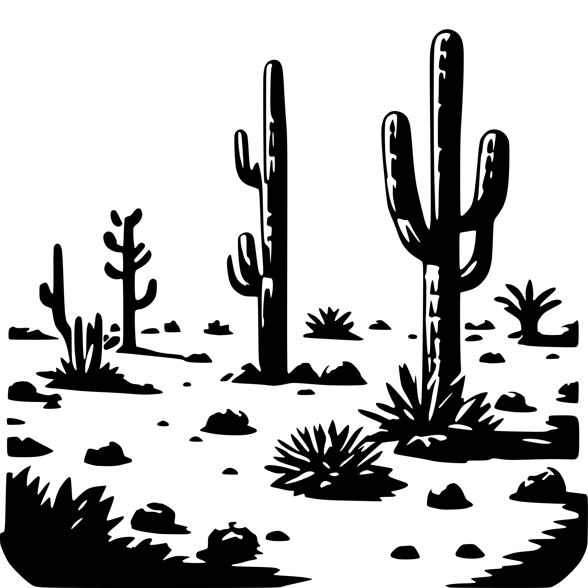 AI-generated SVG of 'desert ecosystem'