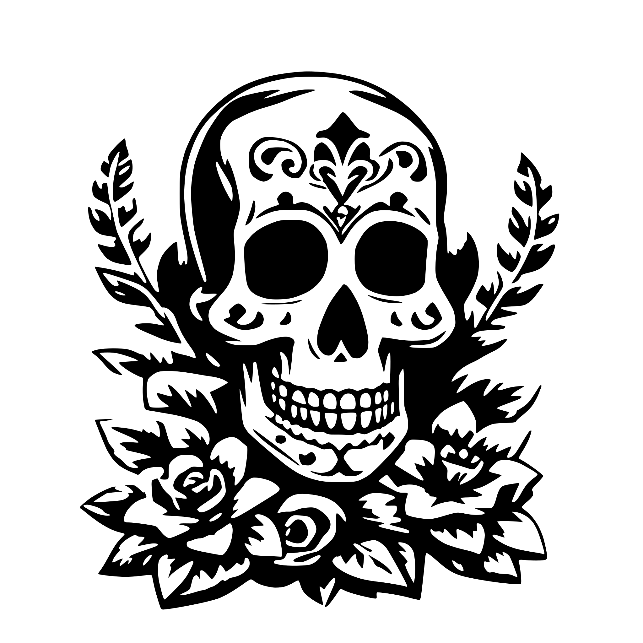 AI-generated SVG of 'dias los muertos'