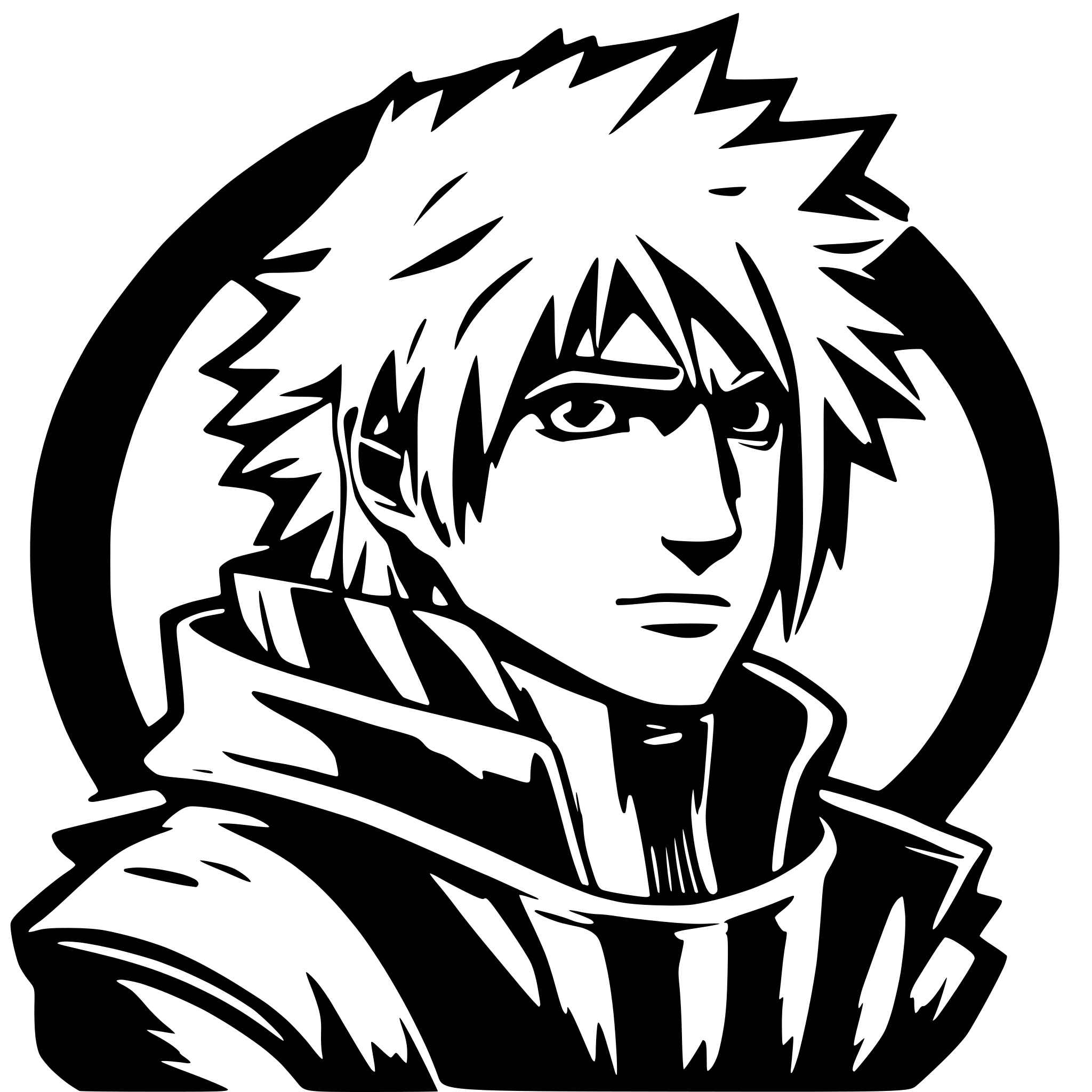 AI-generated SVG of 'naruto kakashi hatake'