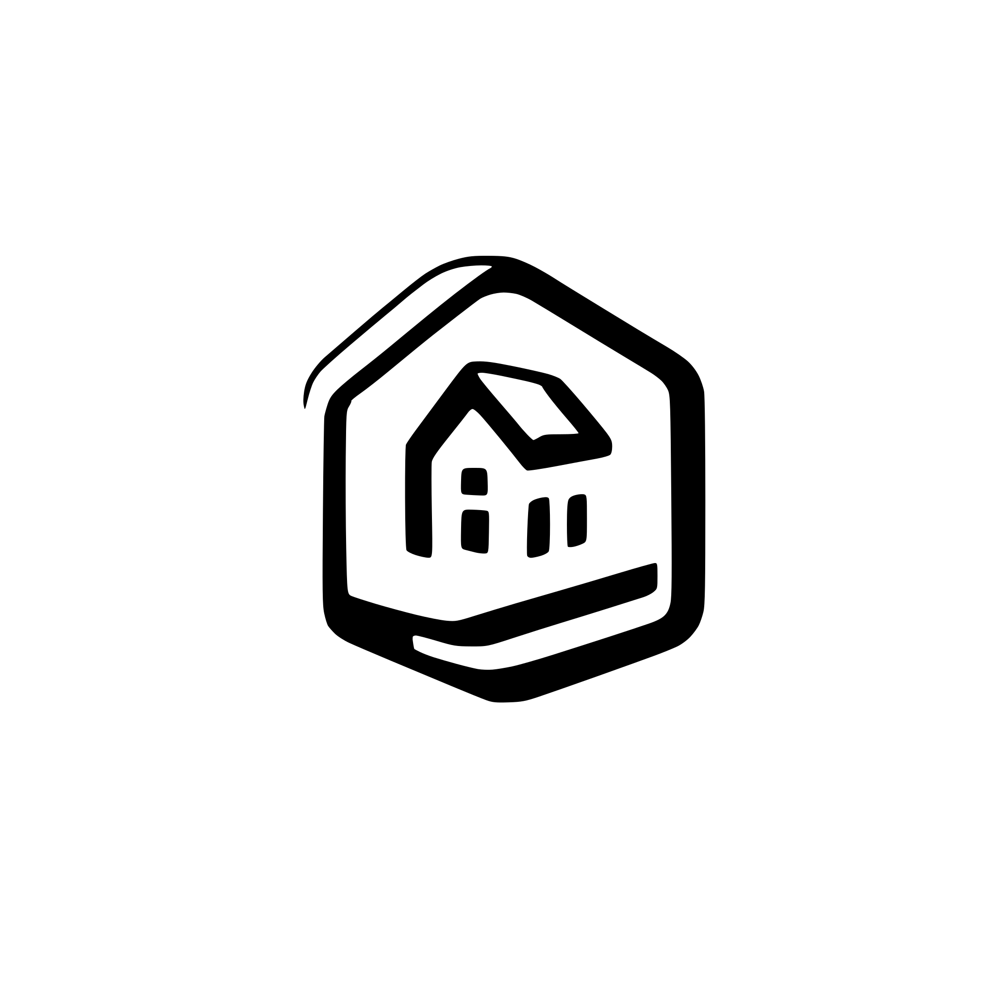AI-generated SVG of a home