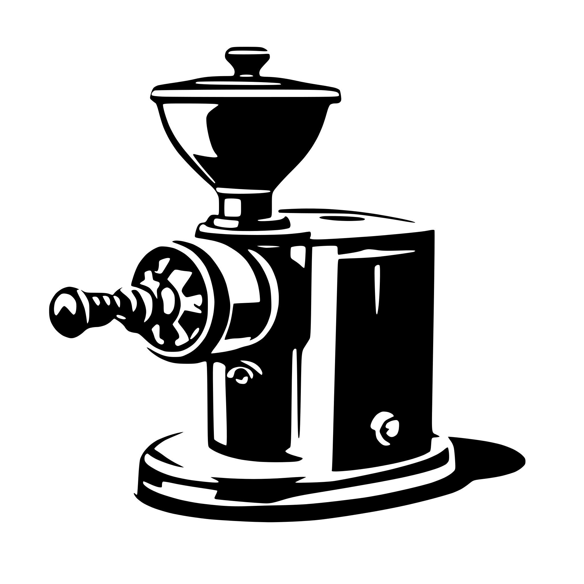AI-generated SVG of 'modern coffee grinder'