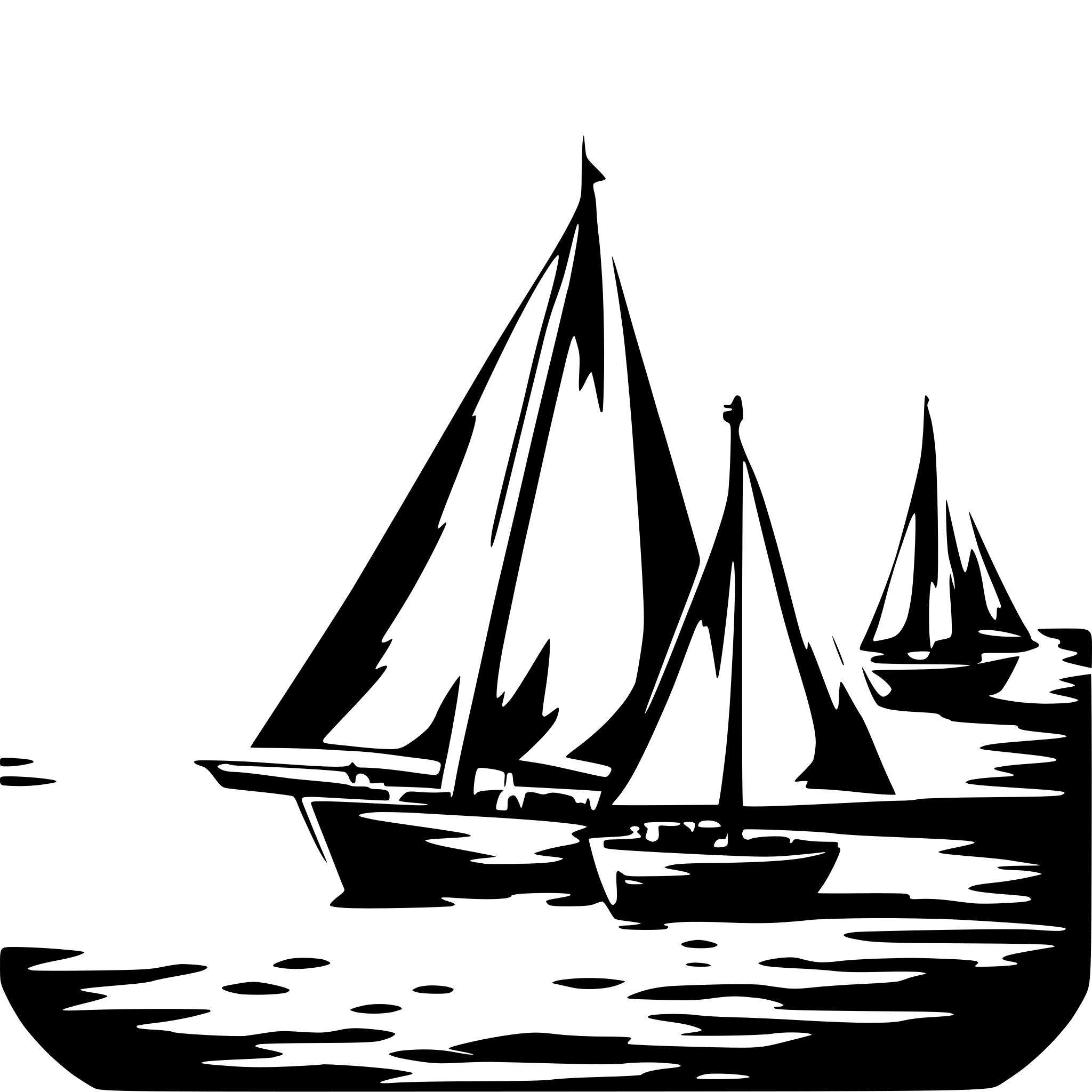 AI-generated SVG of 'sailing boats in a distance'
