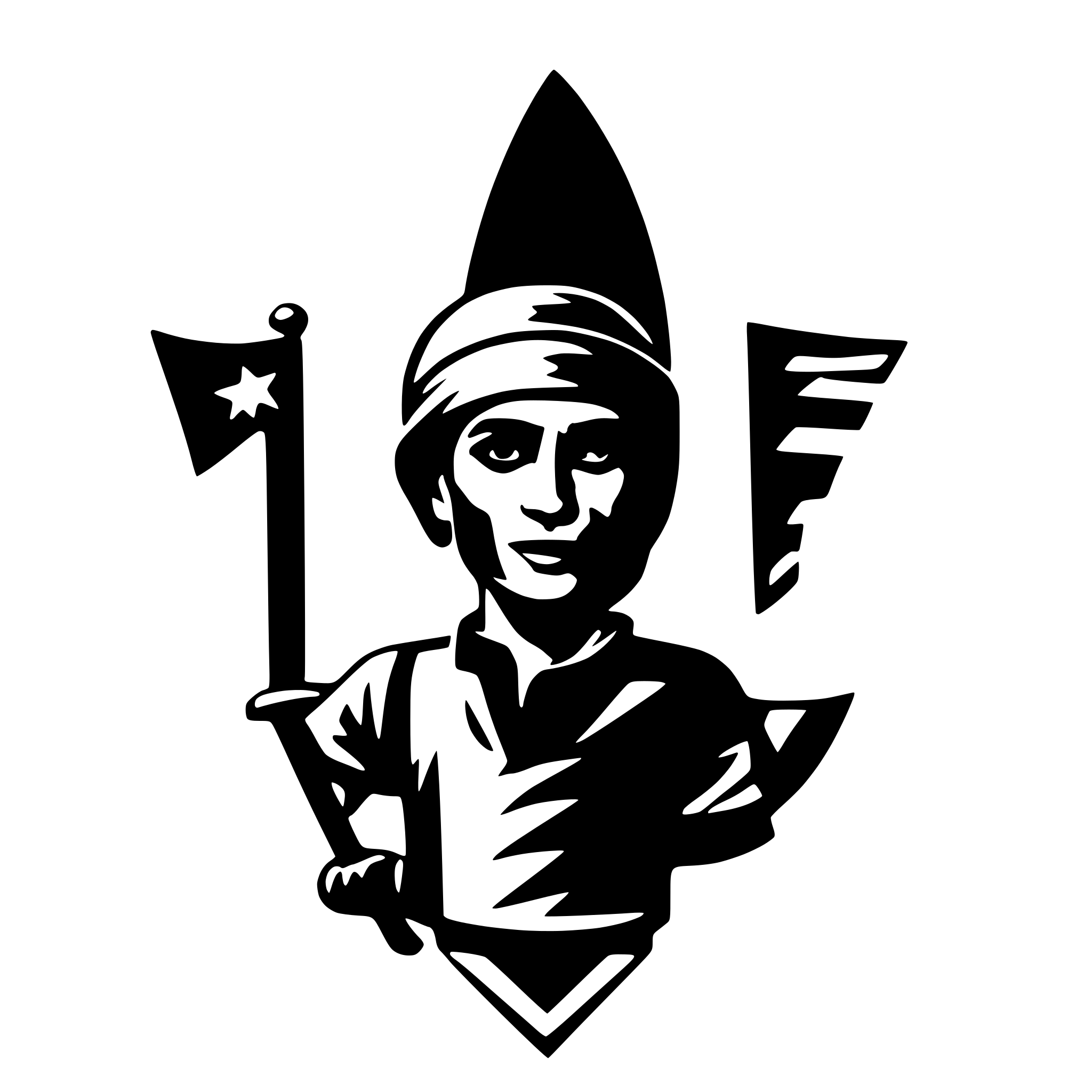AI-generated SVG of a peshawar cricket logo