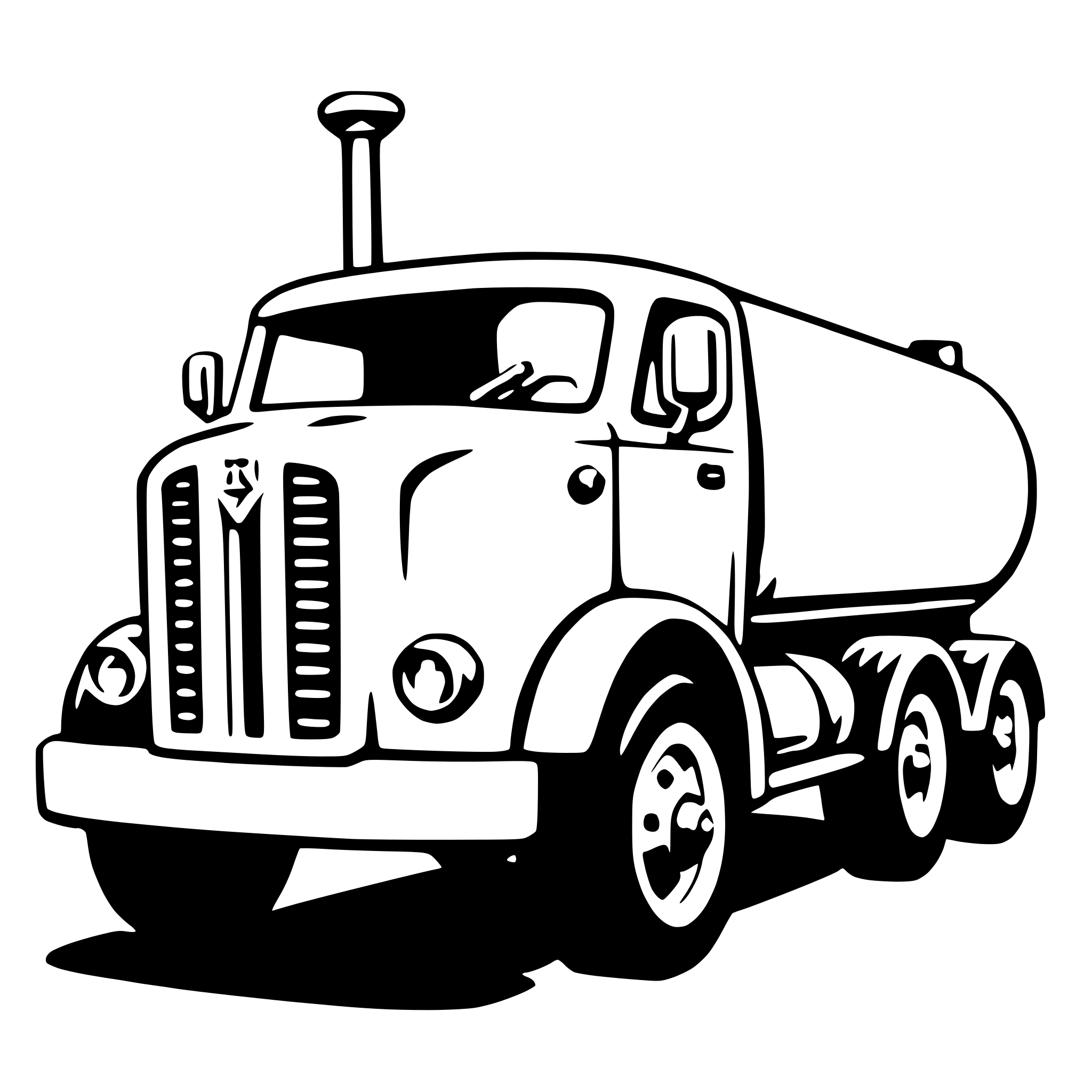 AI-generated SVG of 'tanker truck'