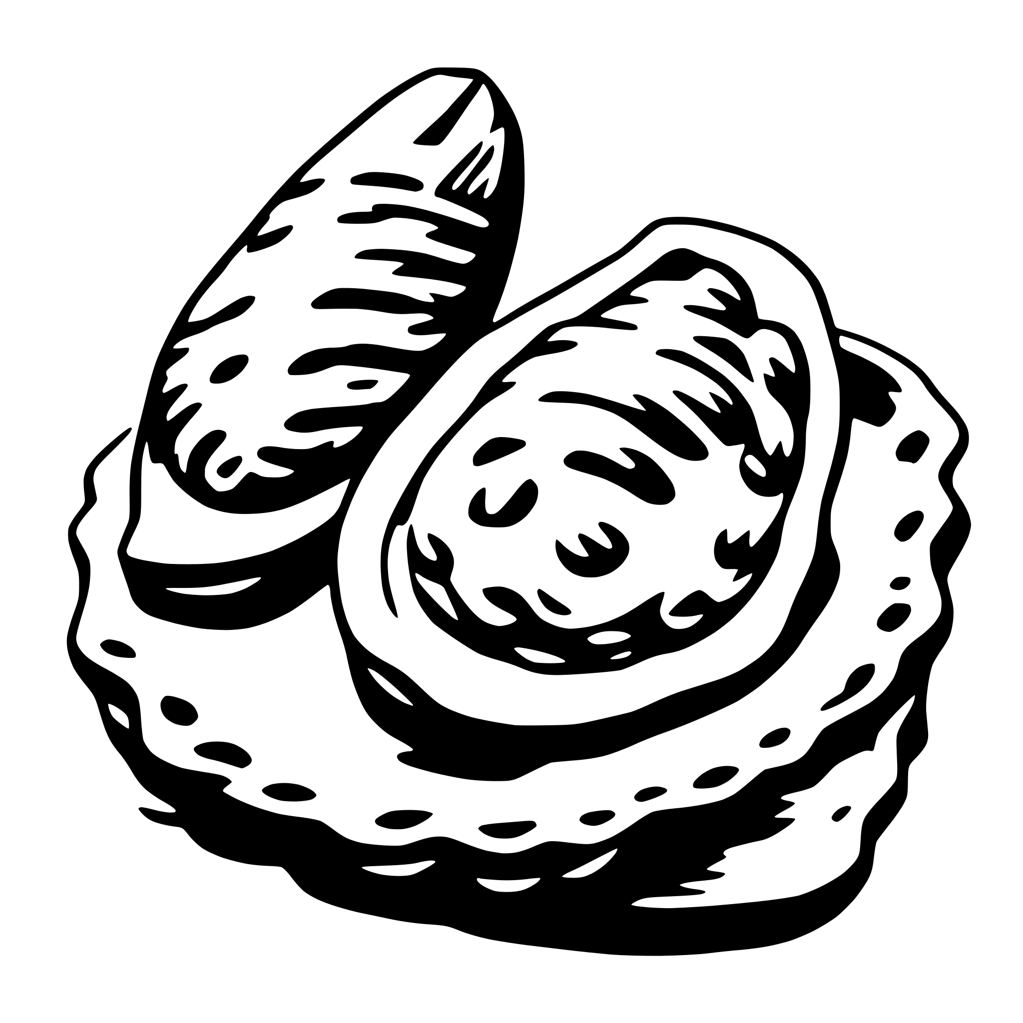 AI-generated SVG of 'oyster'