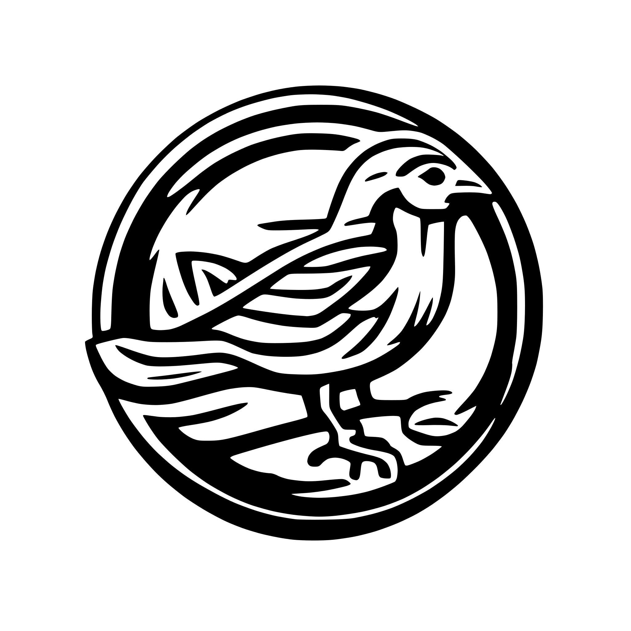 AI-generated SVG of 'swift bird news logo'