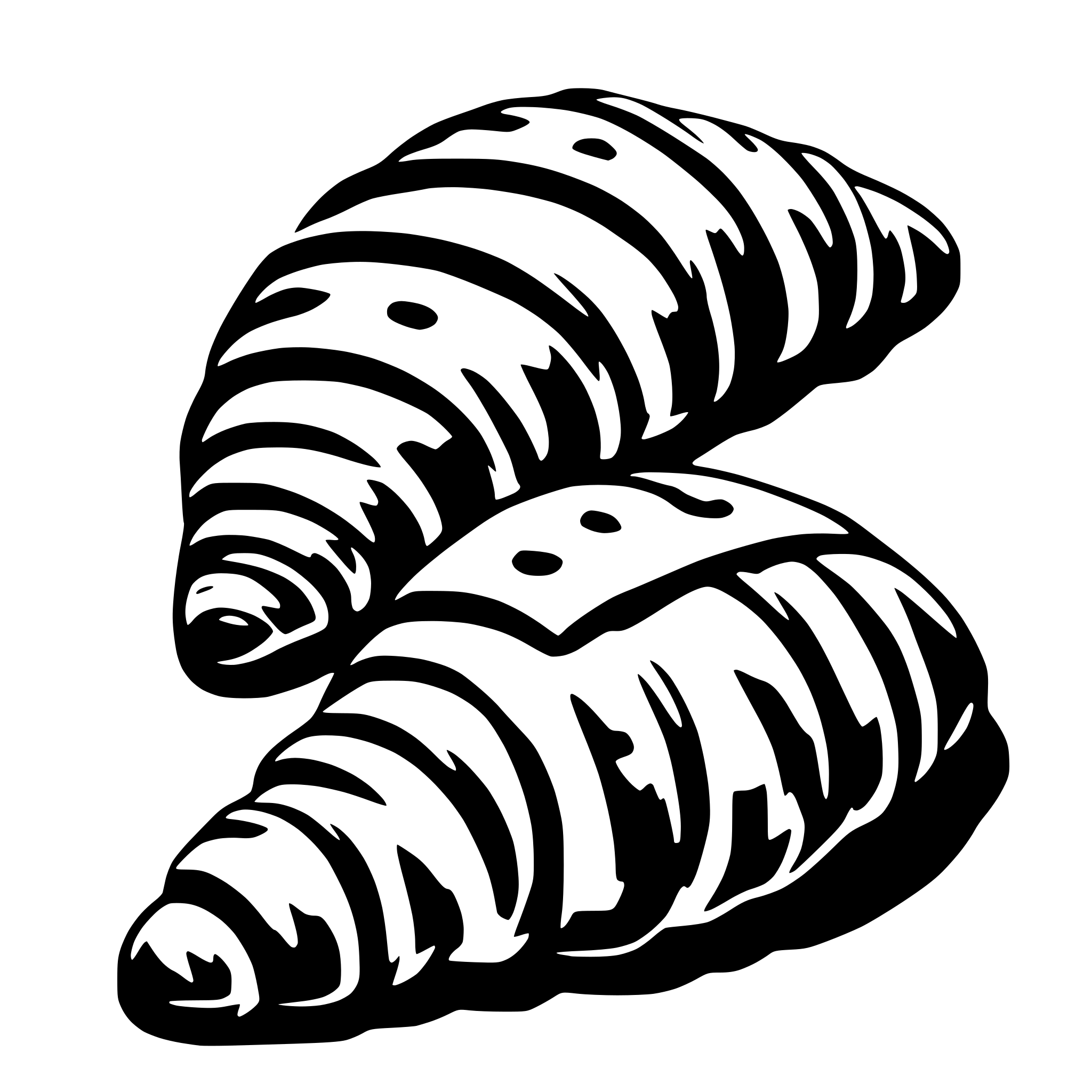 AI-generated SVG of a croissant