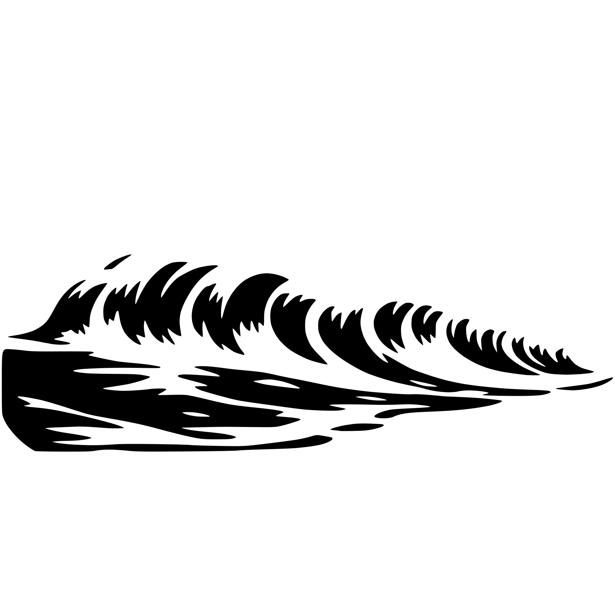 AI-generated SVG of a water wave