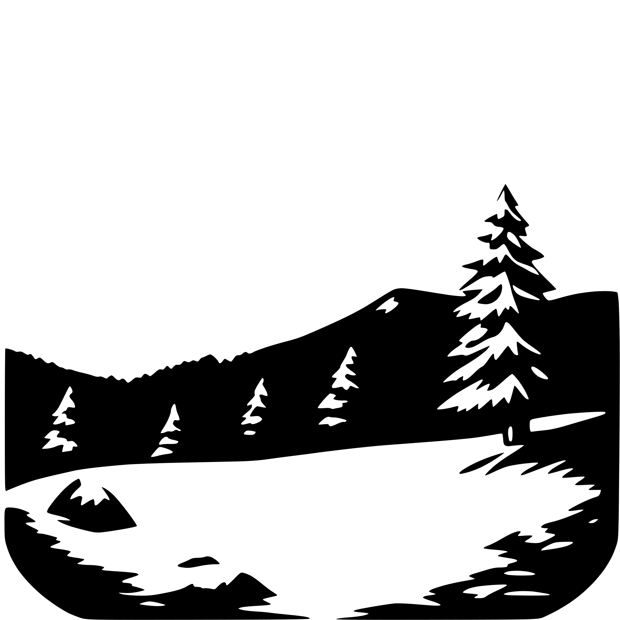 AI-generated SVG of a moutain snow