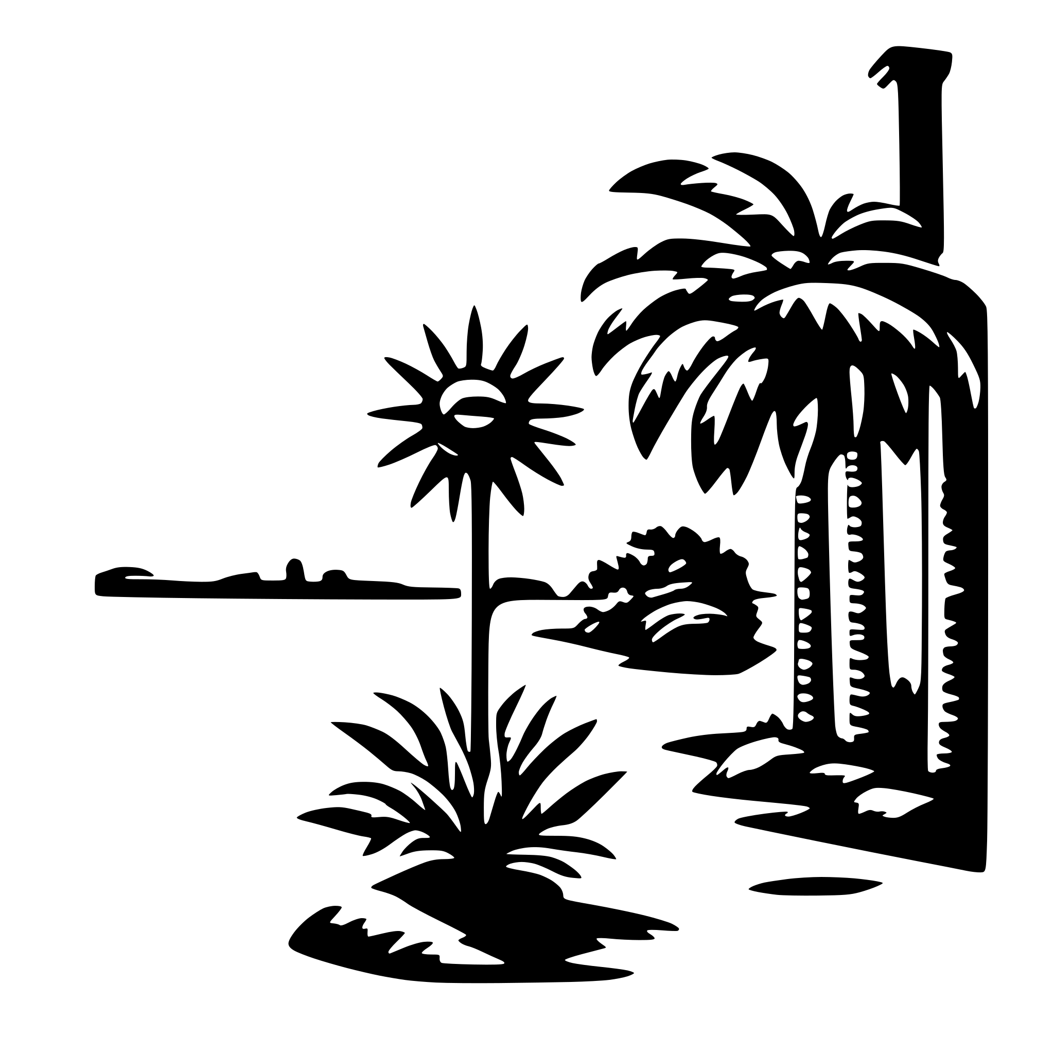 AI-generated SVG of 'TENDE DA SOLE'