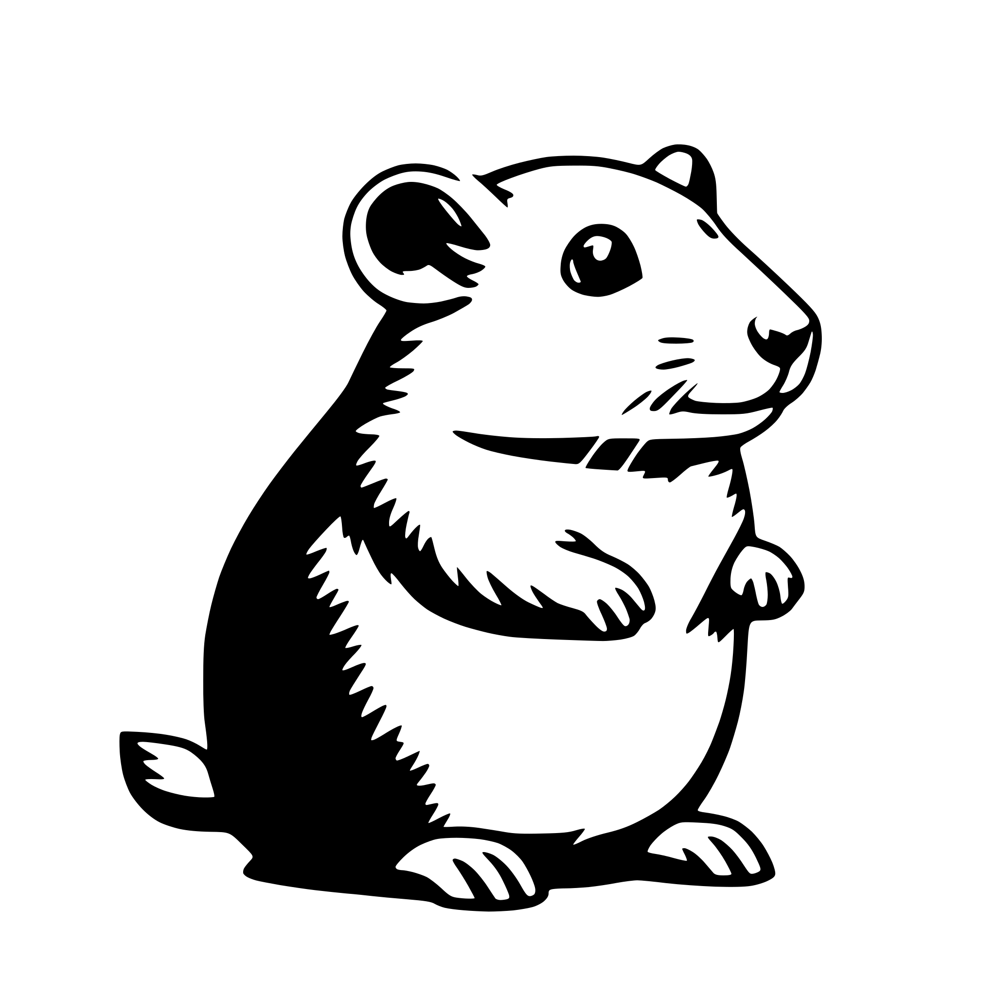 AI-generated SVG of 'hamster'